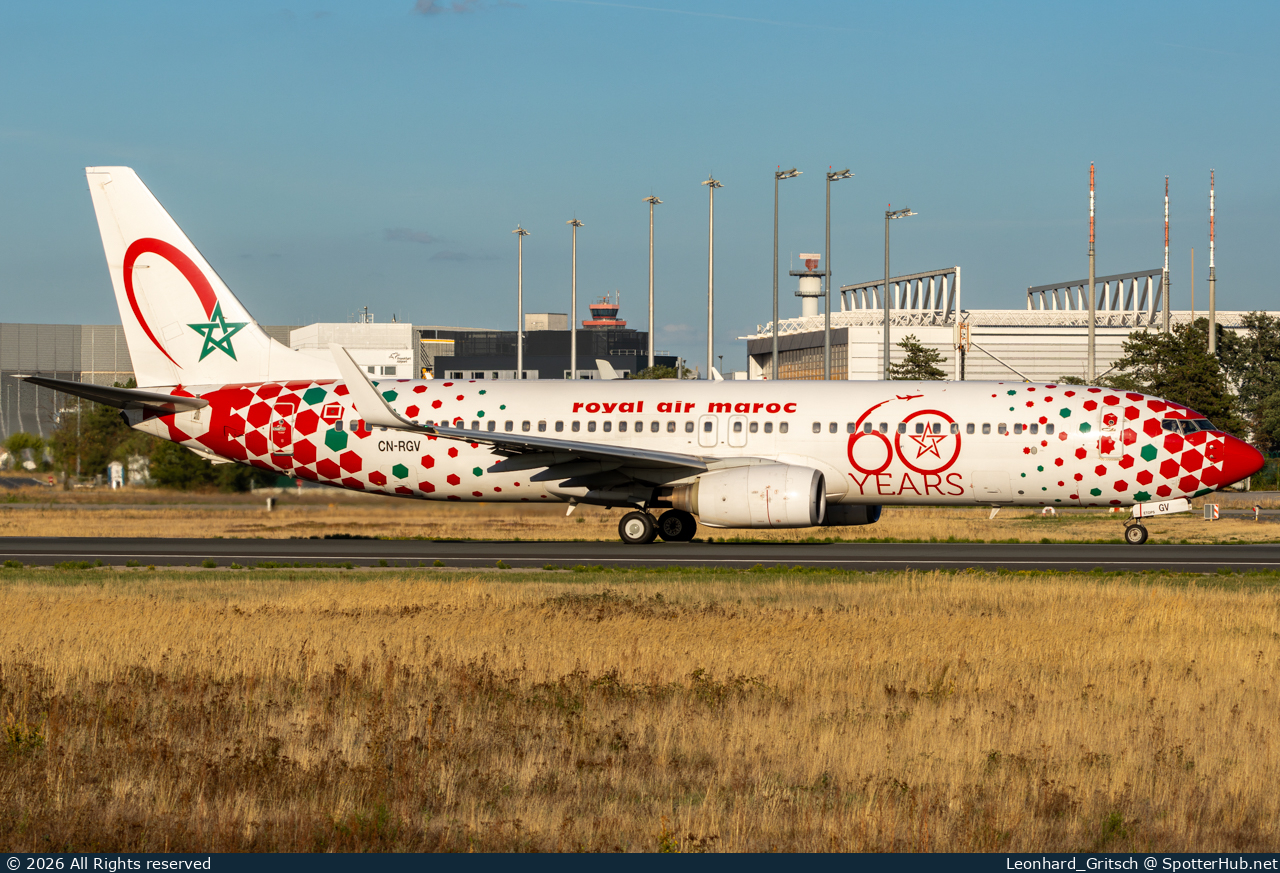 Photo of CN-RGV - Boeing 737-85P operated by Royal Air Maroc