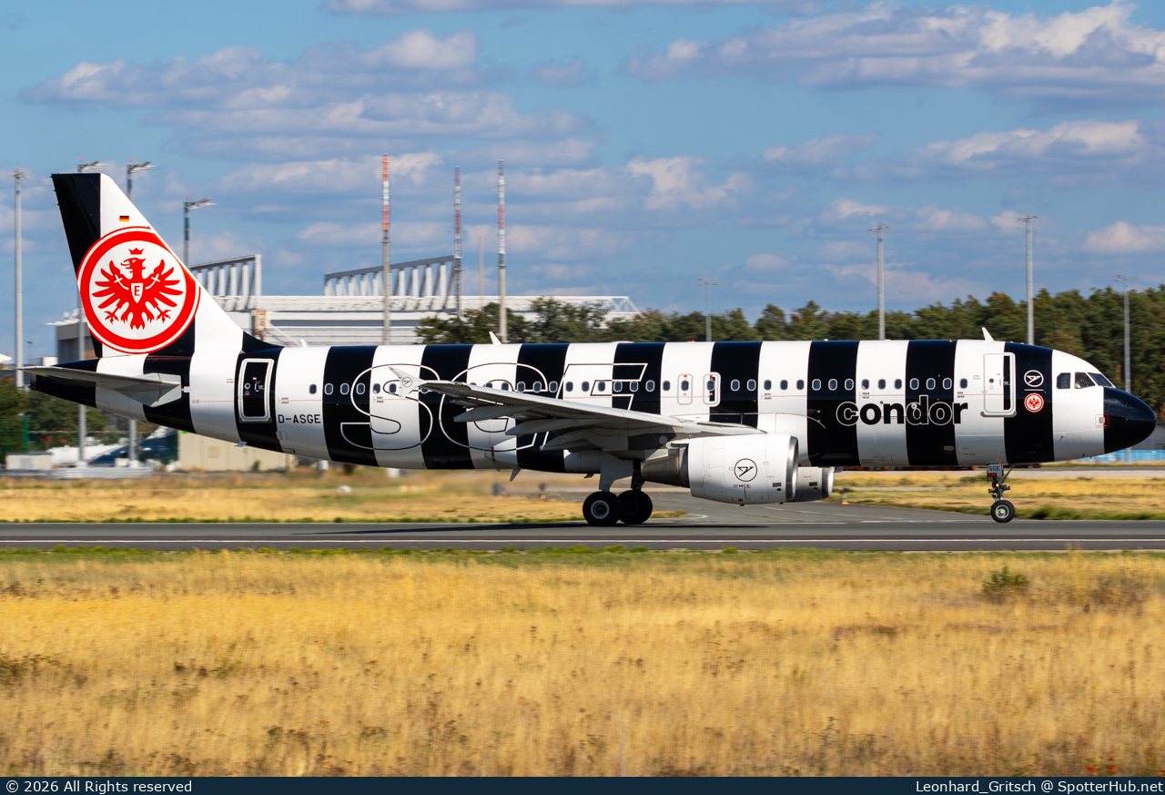 Photo of D-ASGE - Airbus A320-214 operated by Condor
