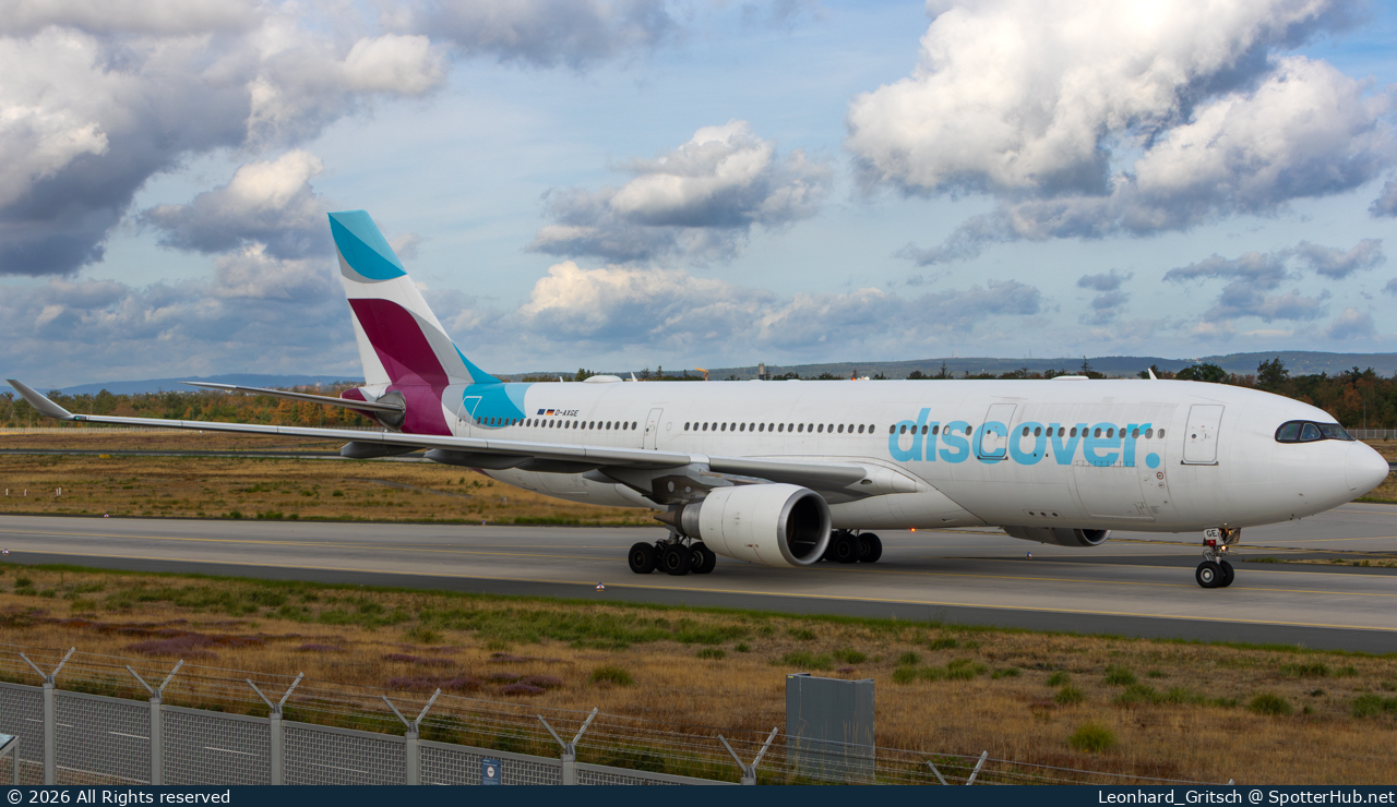 Photo of D-AXGE - Airbus A330-203 operated by Discover Airlines