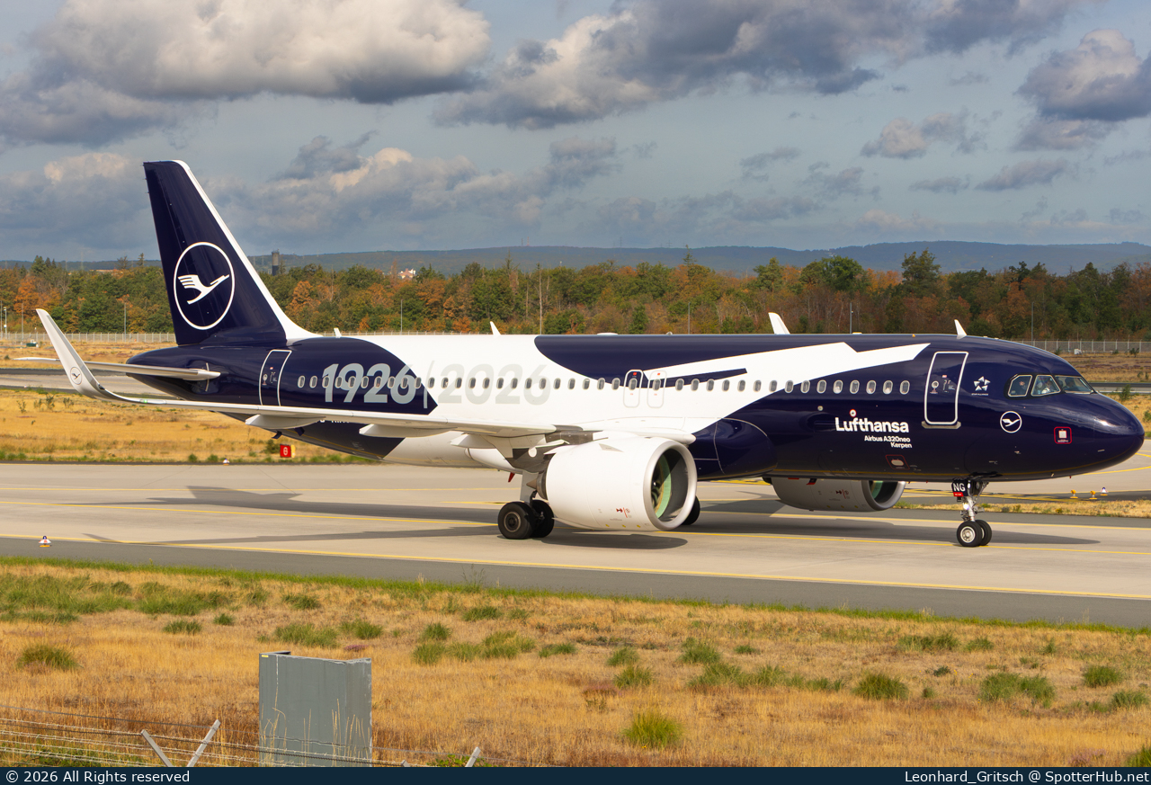 Photo of D-AING - Airbus A320-271N operated by Lufthansa