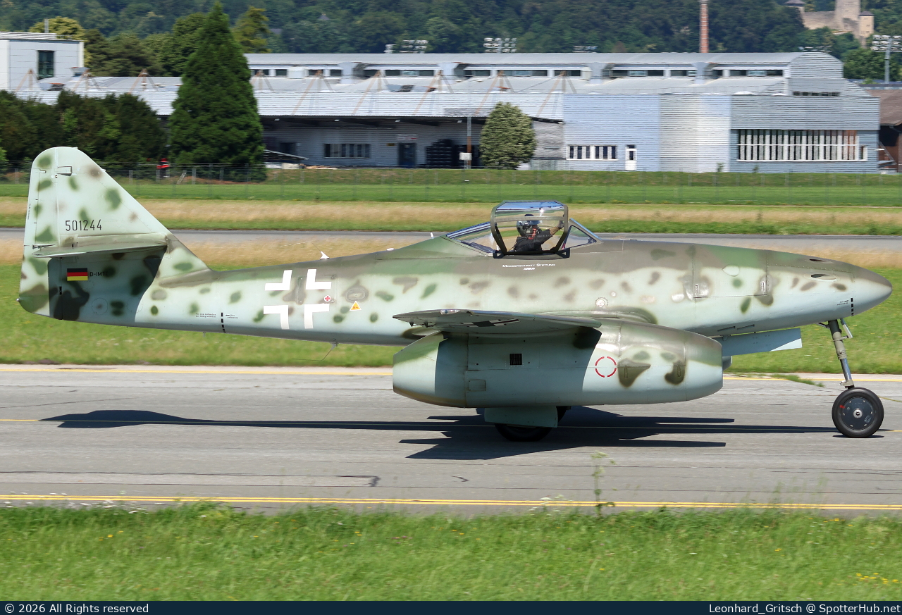 Photo of D-IMTT - Messerschmitt Me 262A/B-1c operated by Flugmuseum Messerschmitt