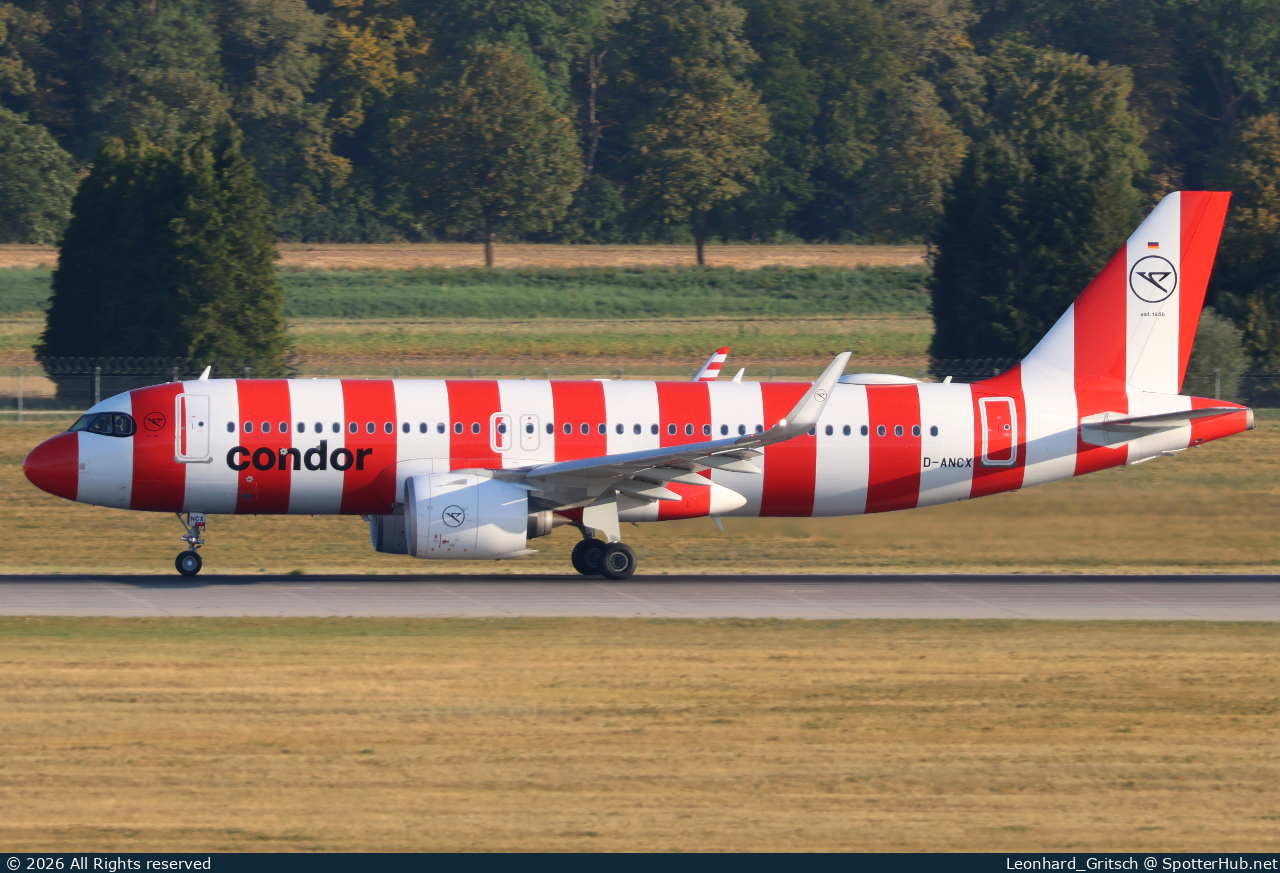 Photo of D-ANCX - Airbus A320-271N operated by Condor
