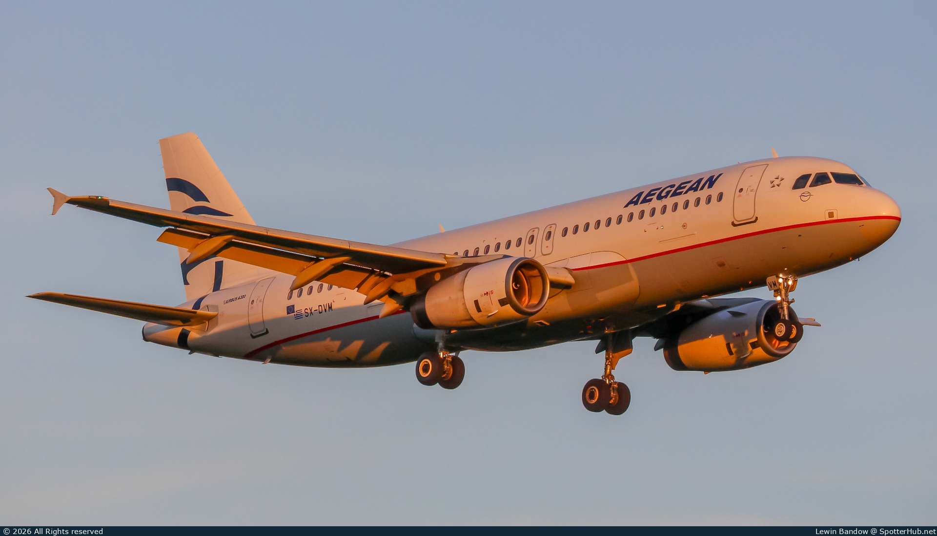 Photo of SX-DVM - Airbus A320-232 operated by Aegean Airlines