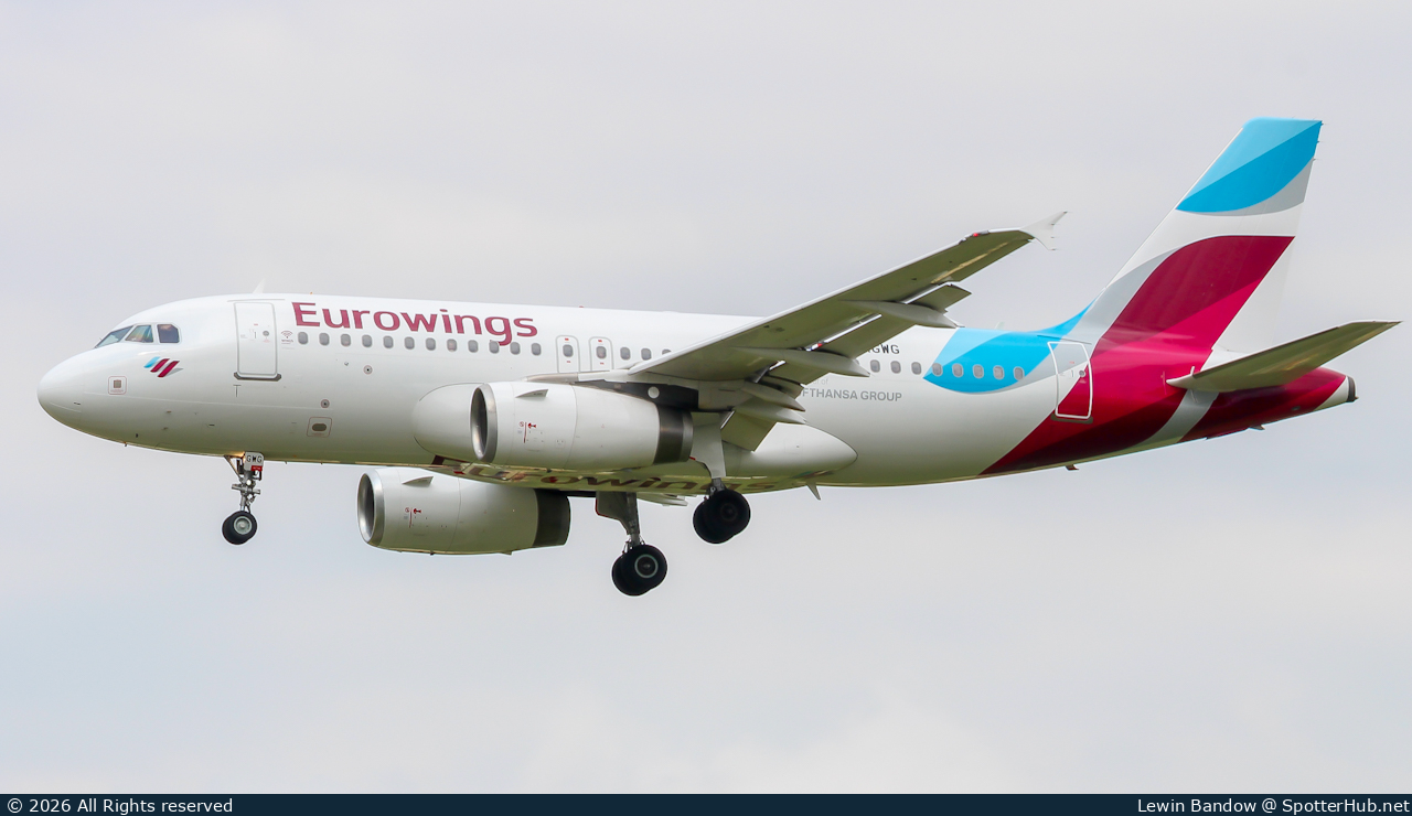 Photo of D-AGWG - Airbus A319-132 operated by Eurowings