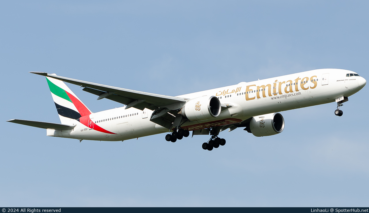 Photo of A6-EBY - Boeing 777-36N(ER) operated by Emirates