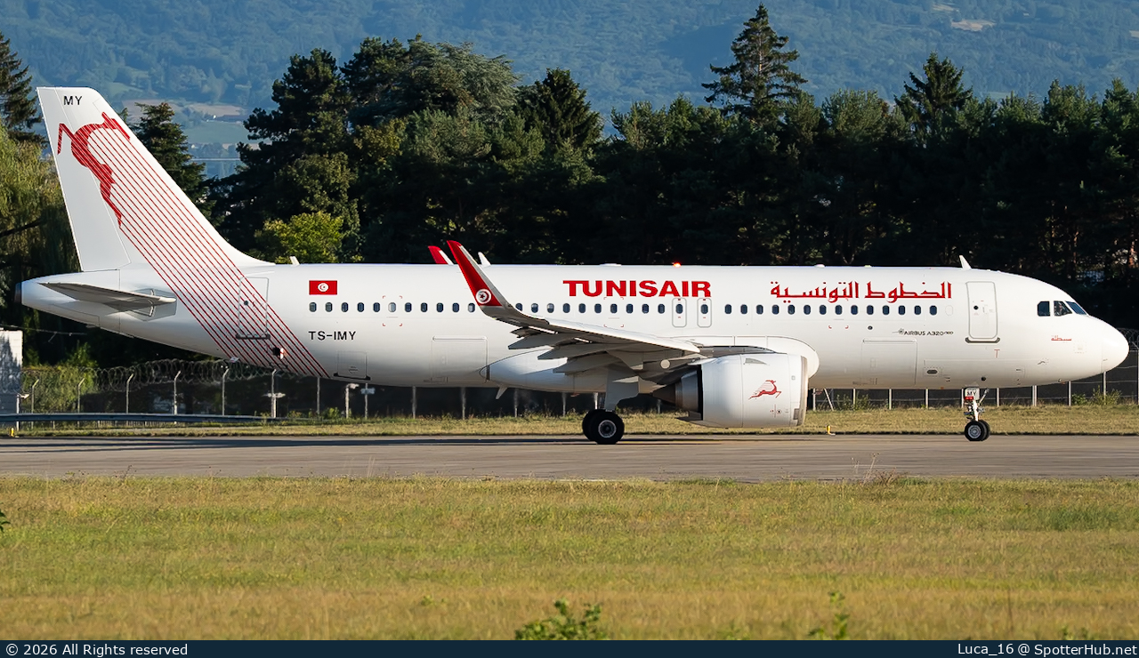 Photo of TS-IMY - Airbus A320-251N operated by Tunisair