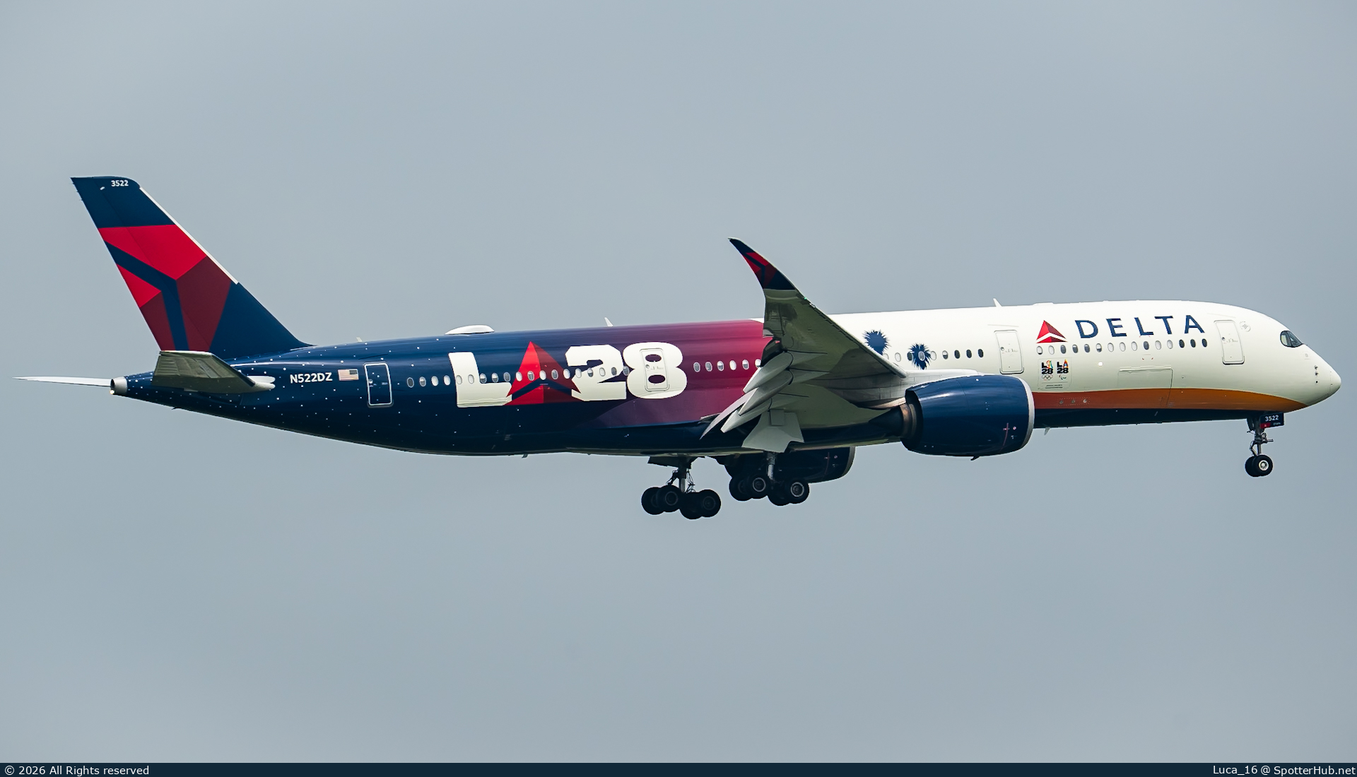 Photo of N522DZ - Airbus A350-941 operated by Delta Air Lines