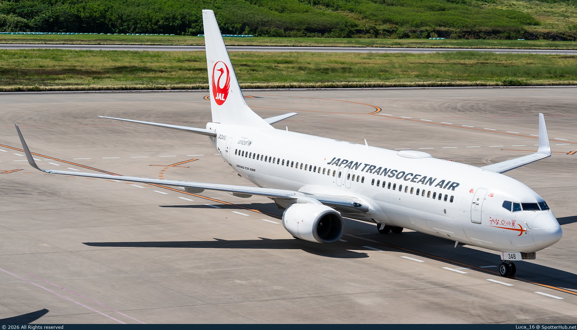 Photo of JA348J - Boeing 737-846 operated by Japan TransOcean Air