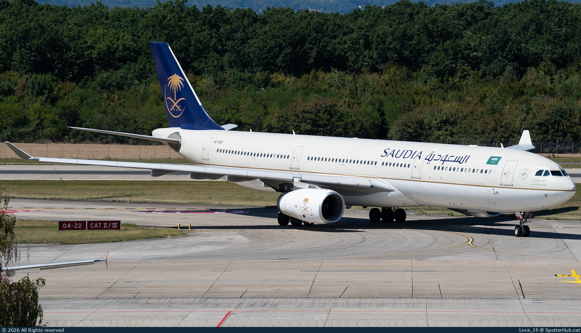 Photo of HZ-AQ11 - Airbus A330-343 operated by Saudia