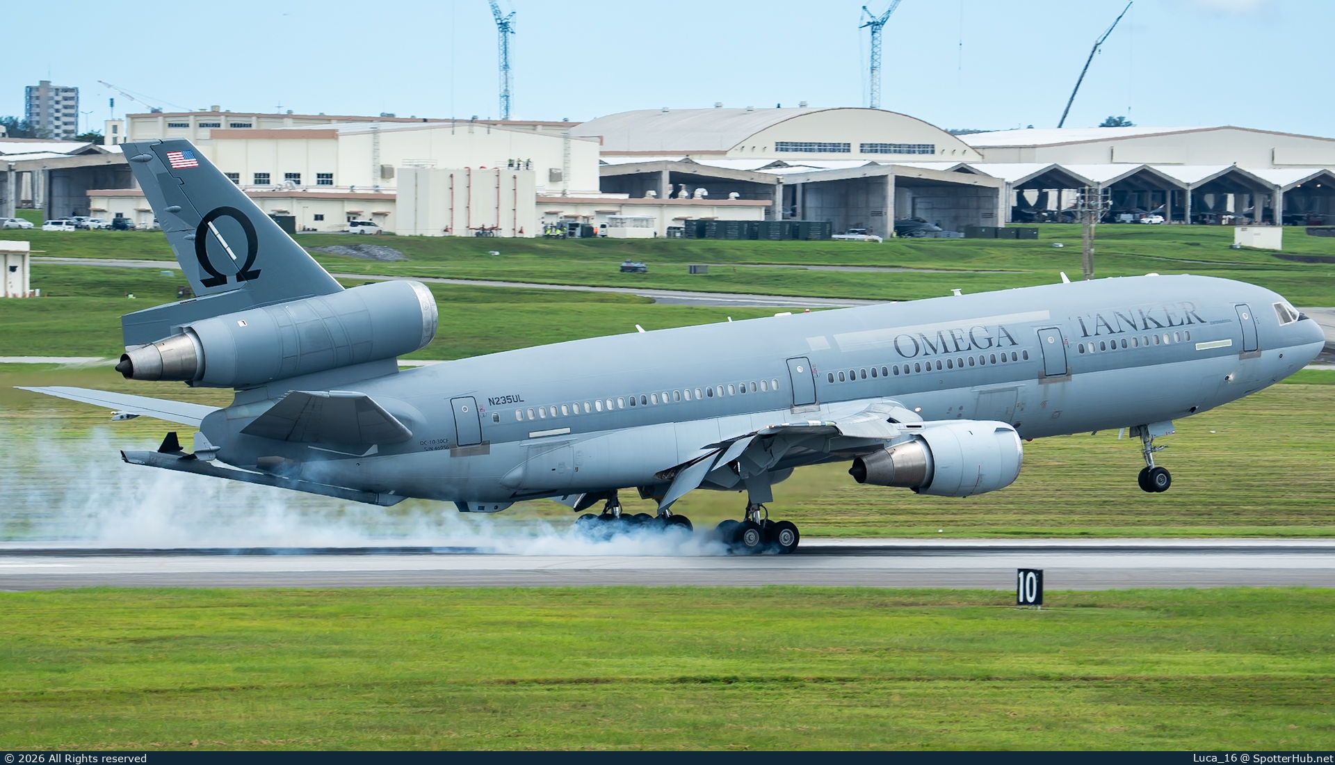 Photo of N235UL - McDonnell Douglas KDC-10-30CF operated by Omega Aerial Refueling Services