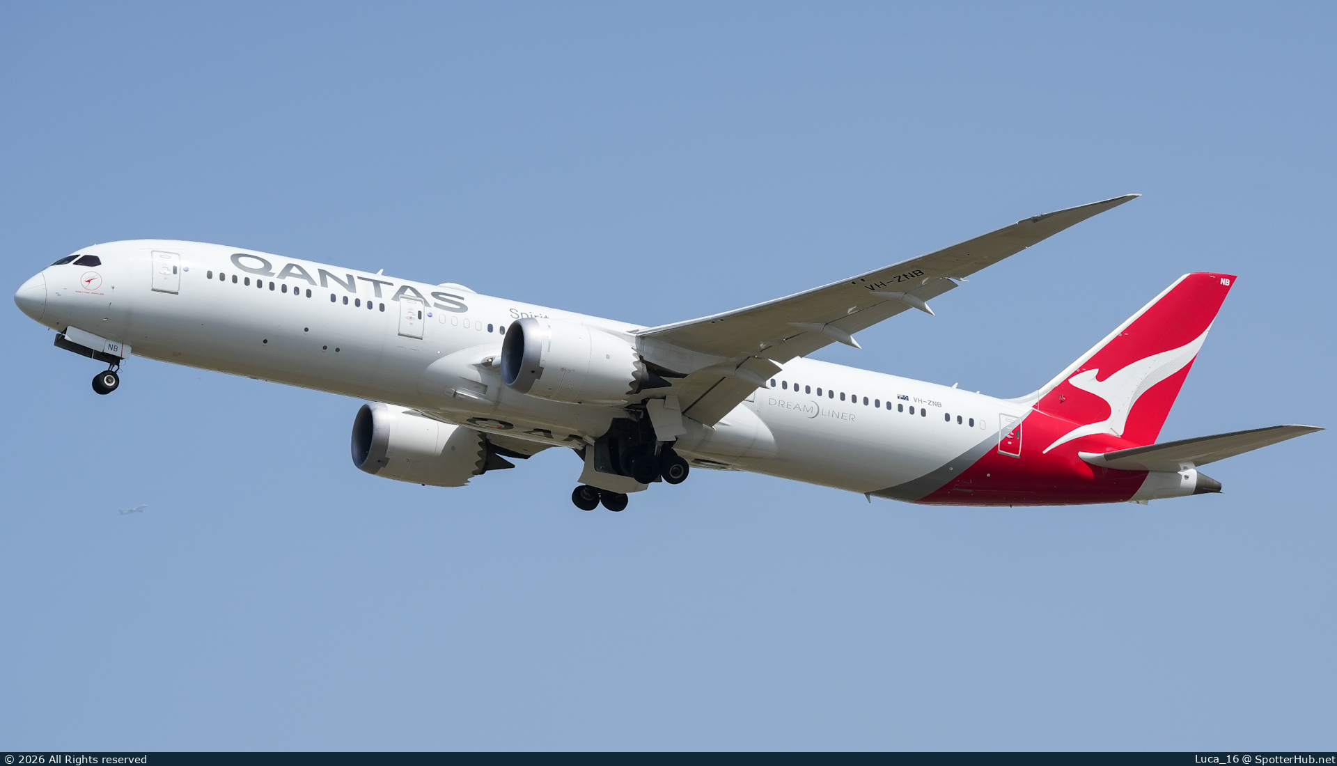 Photo of VH-ZNB - Boeing 787-9 Dreamliner operated by Qantas