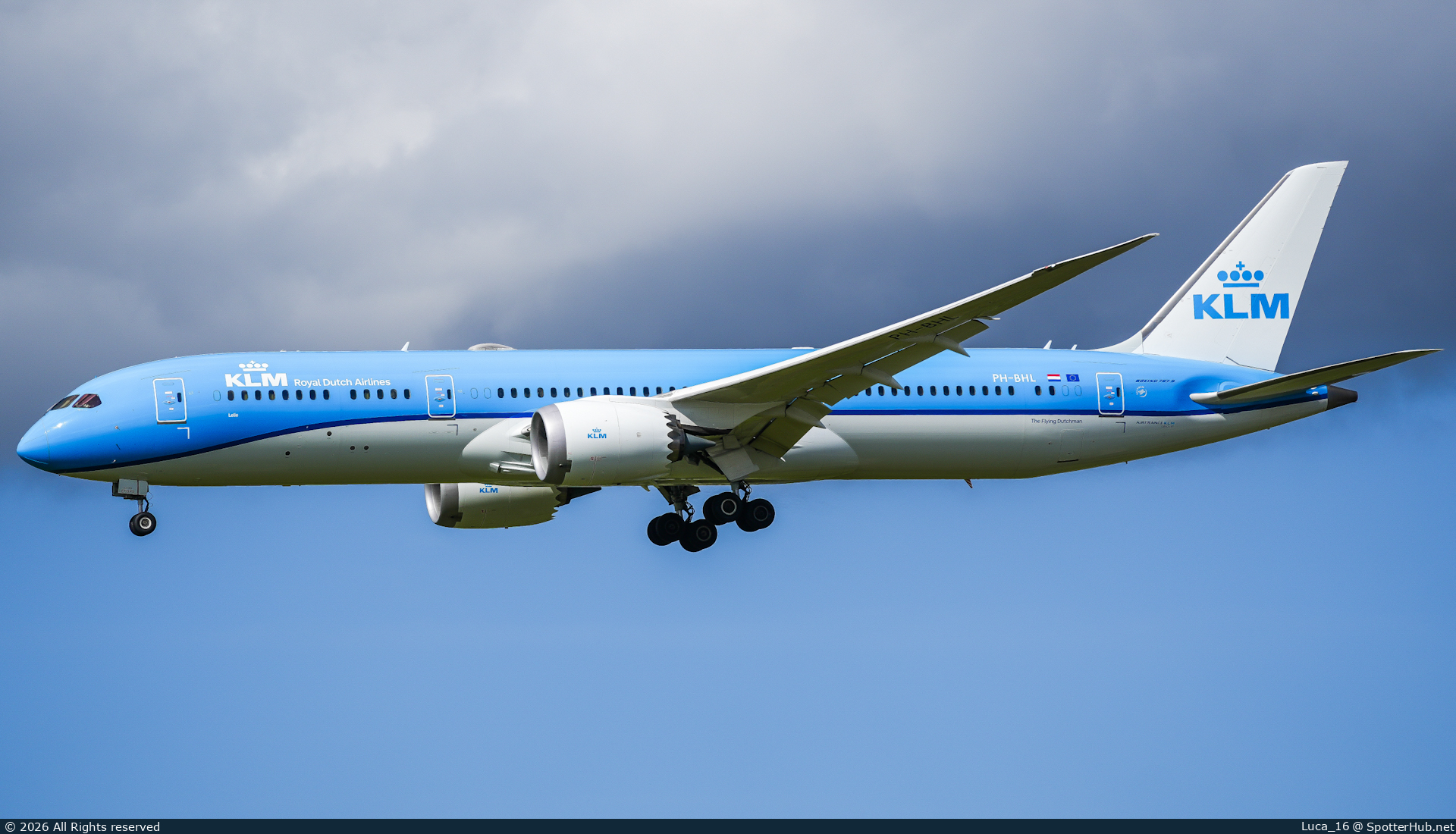 Photo of PH-BHI - Boeing 787-9 Dreamliner operated by KLM Royal Dutch Airlines