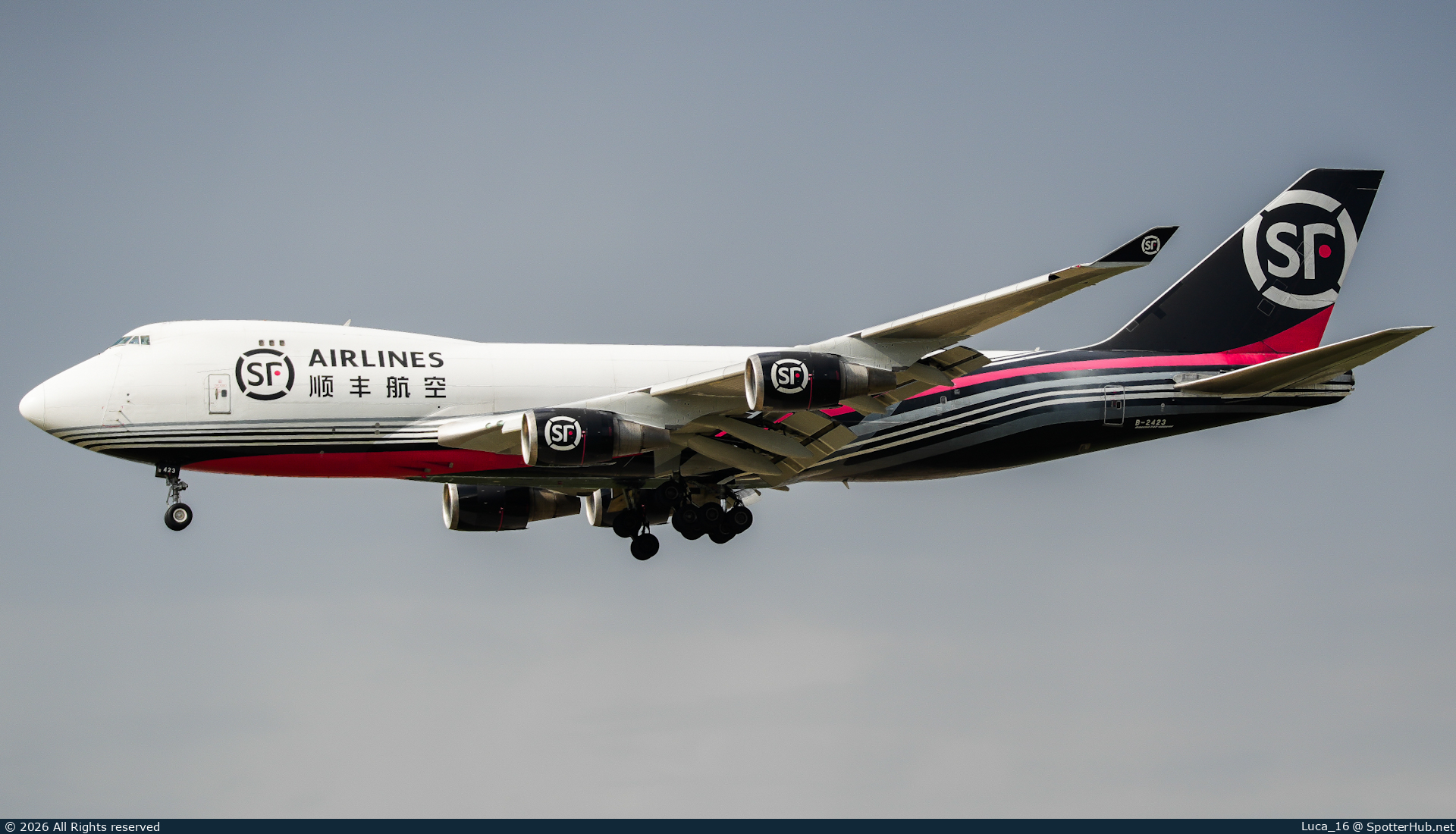 Photo of B-2423 - Boeing 747-467F(ER) operated by SF Airlines