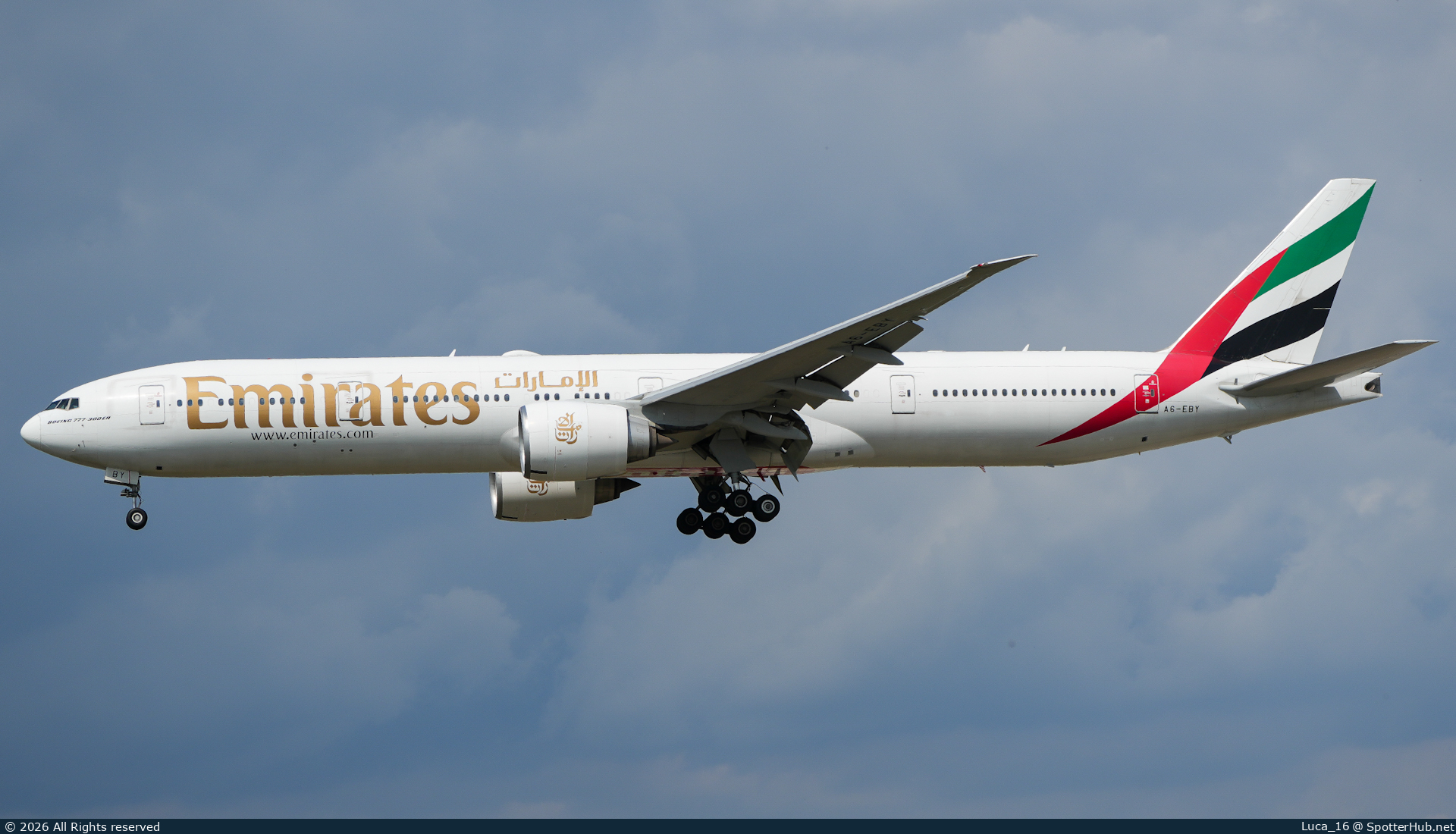 Photo of A6-EBY - Boeing 777-36N(ER) operated by Emirates