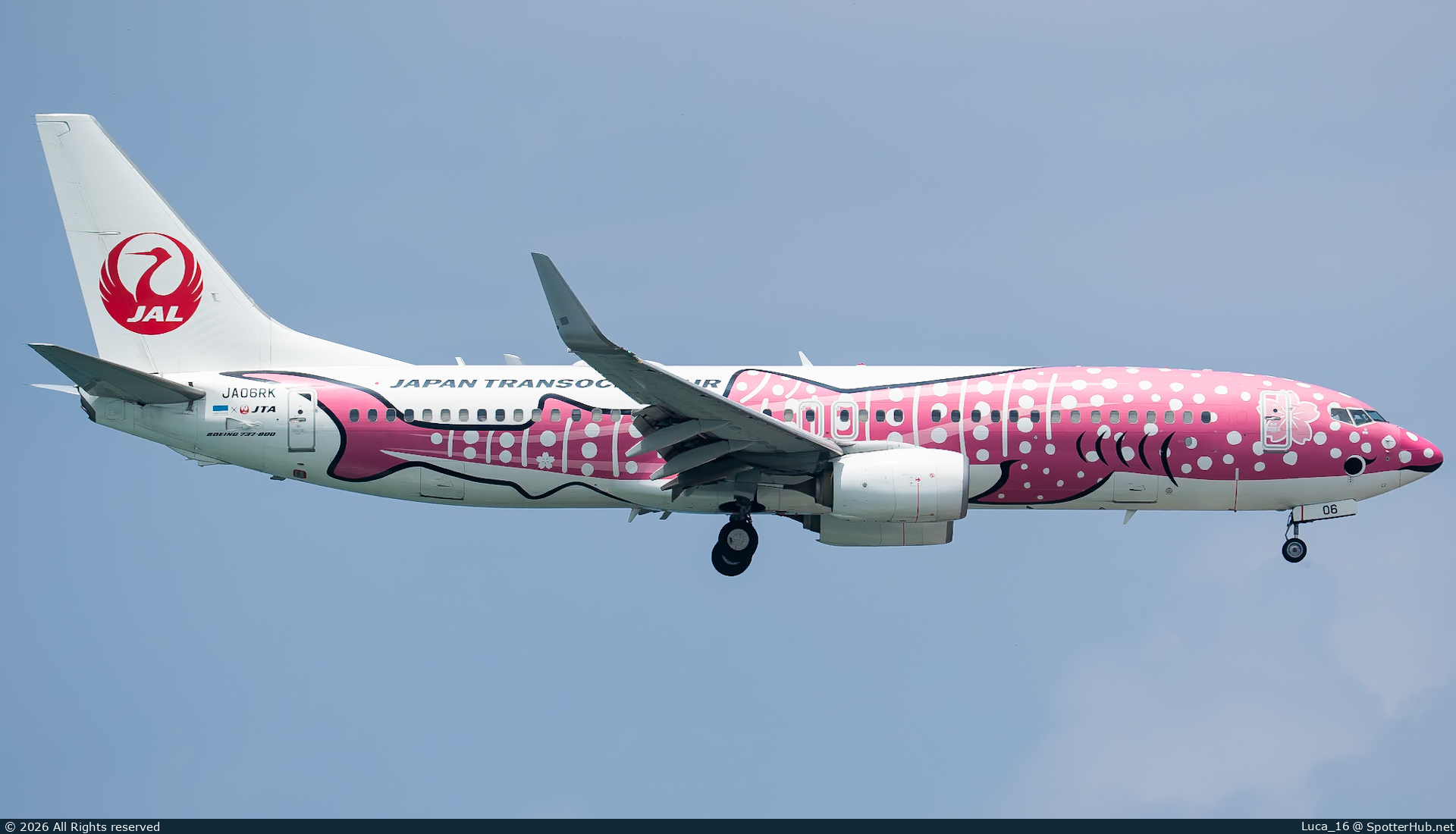 Photo of JA06RK - Boeing 737-8Q3 operated by Japan TransOcean Air