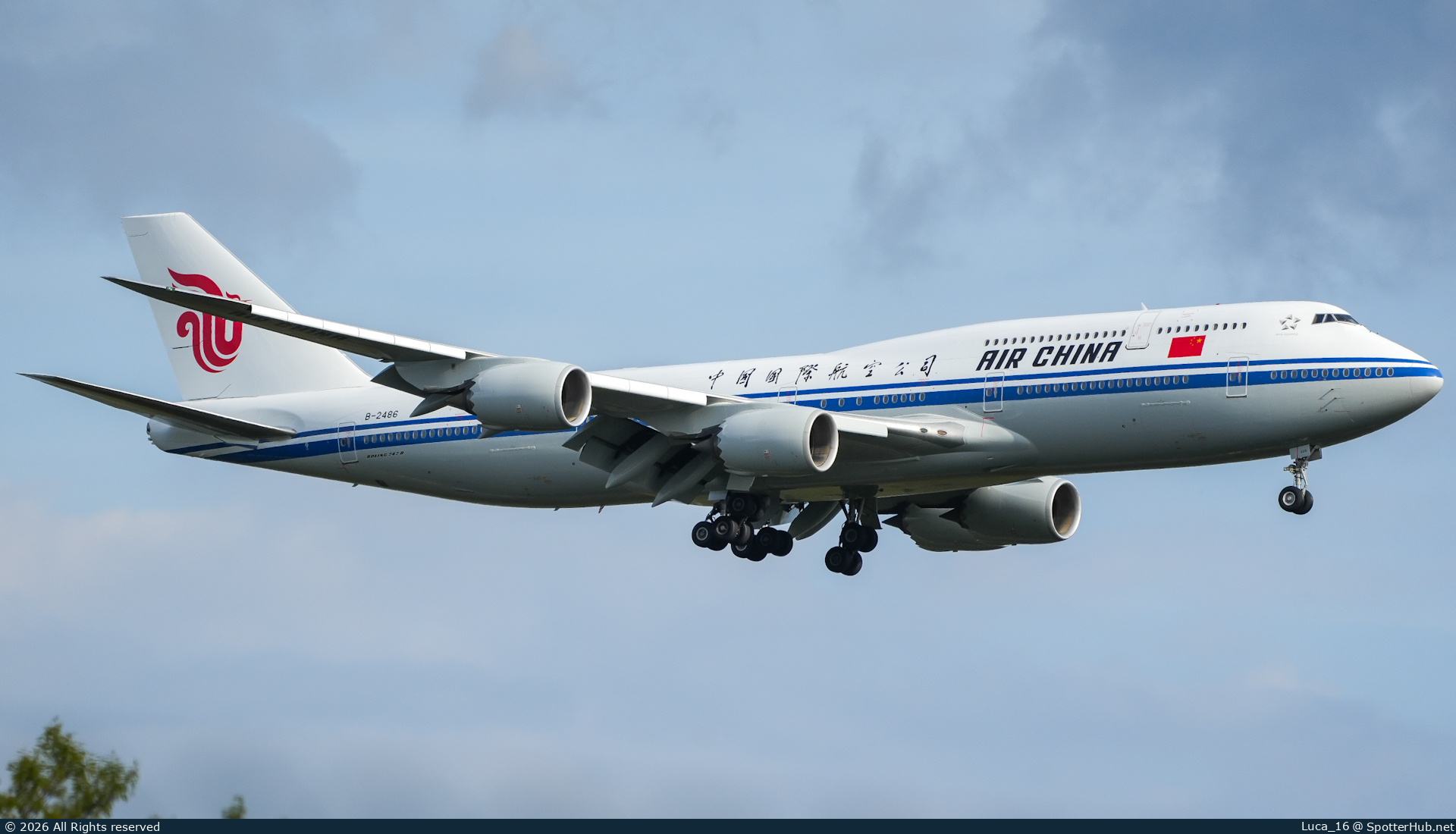 Photo of B-2486 - Boeing 747-89L operated by Air China