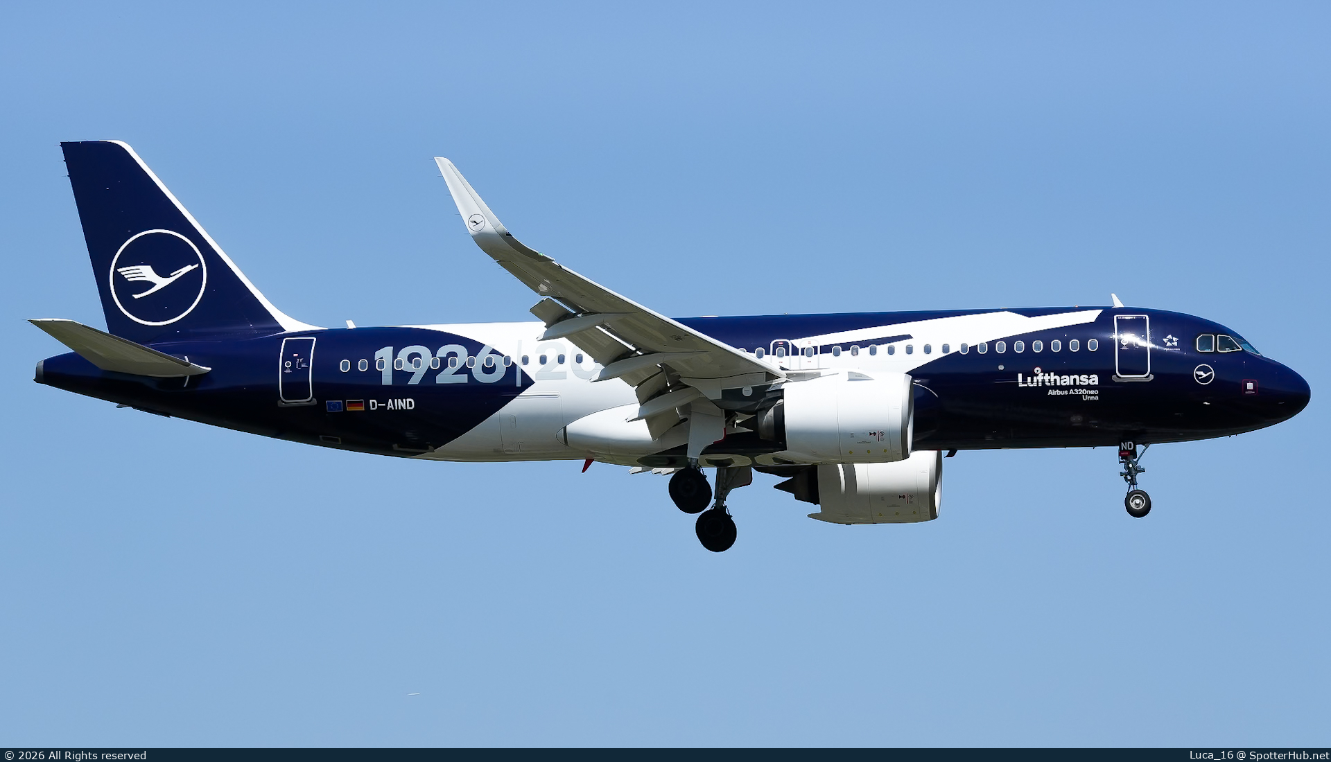 Photo of D-AIND - Airbus A320-271N operated by Lufthansa