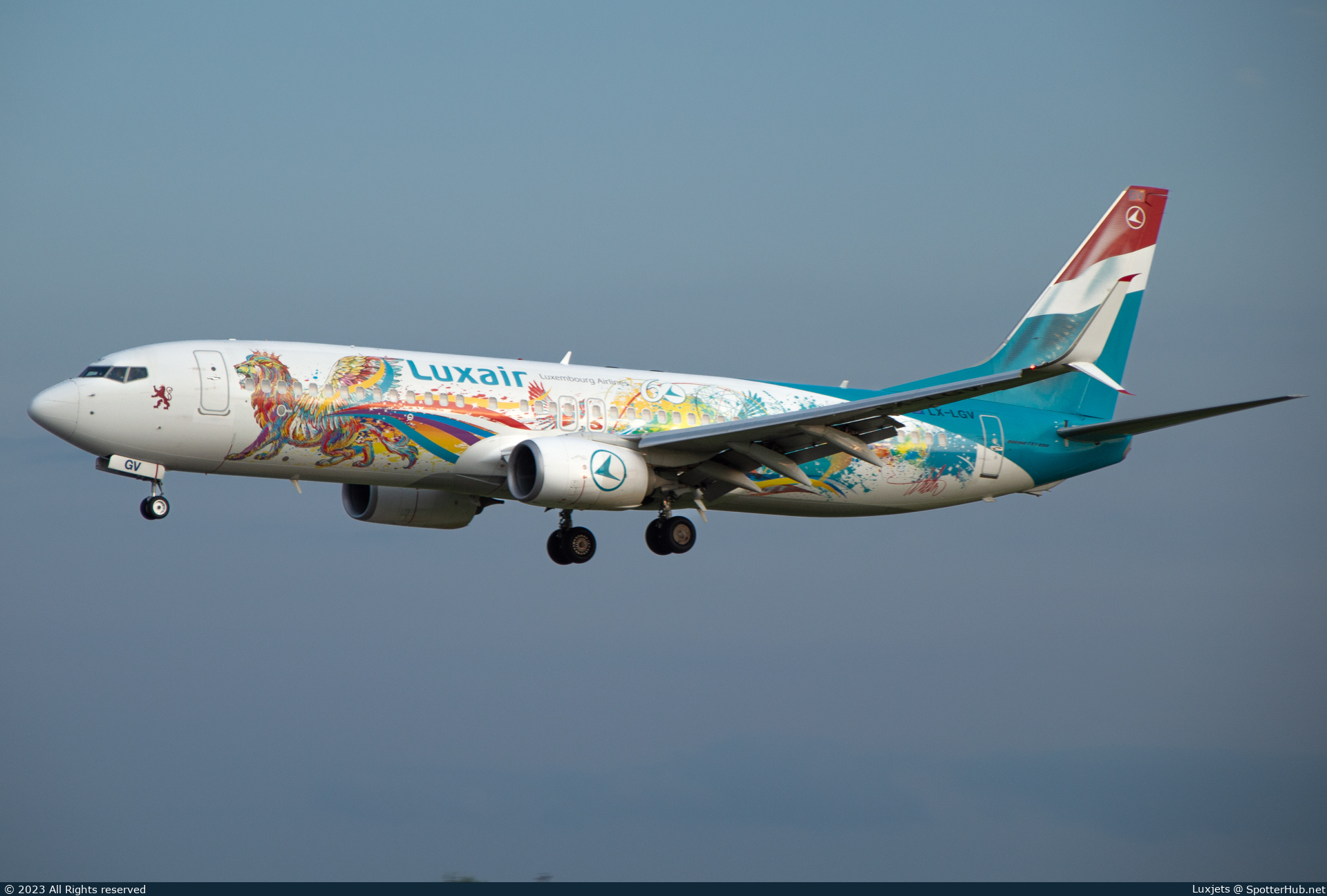 Photo of LX-LGV - Boeing 737-8C9 operated by Luxair