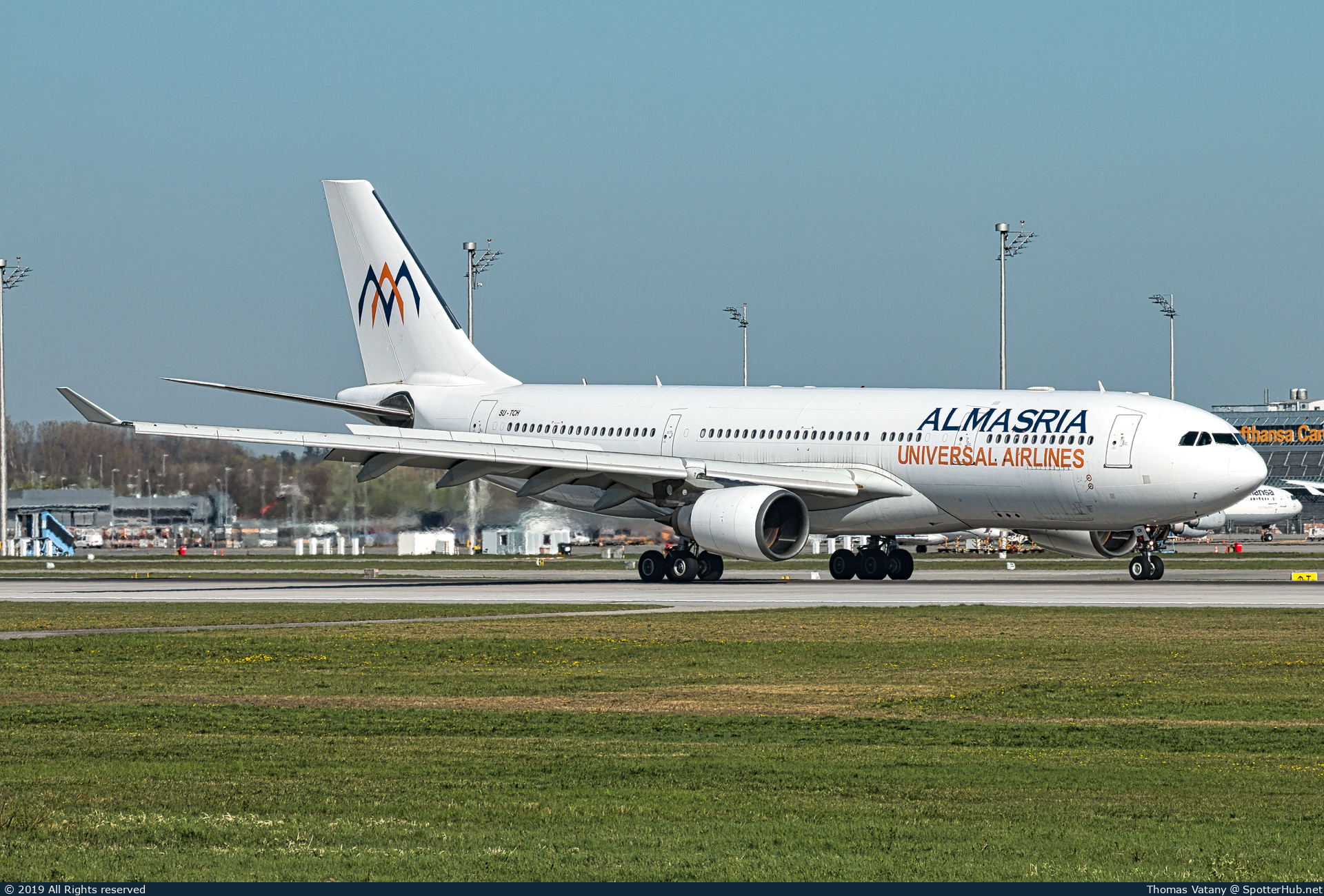 Photo of SU-TCH - Airbus A330-203 operated by AlMasria Universal Airlines