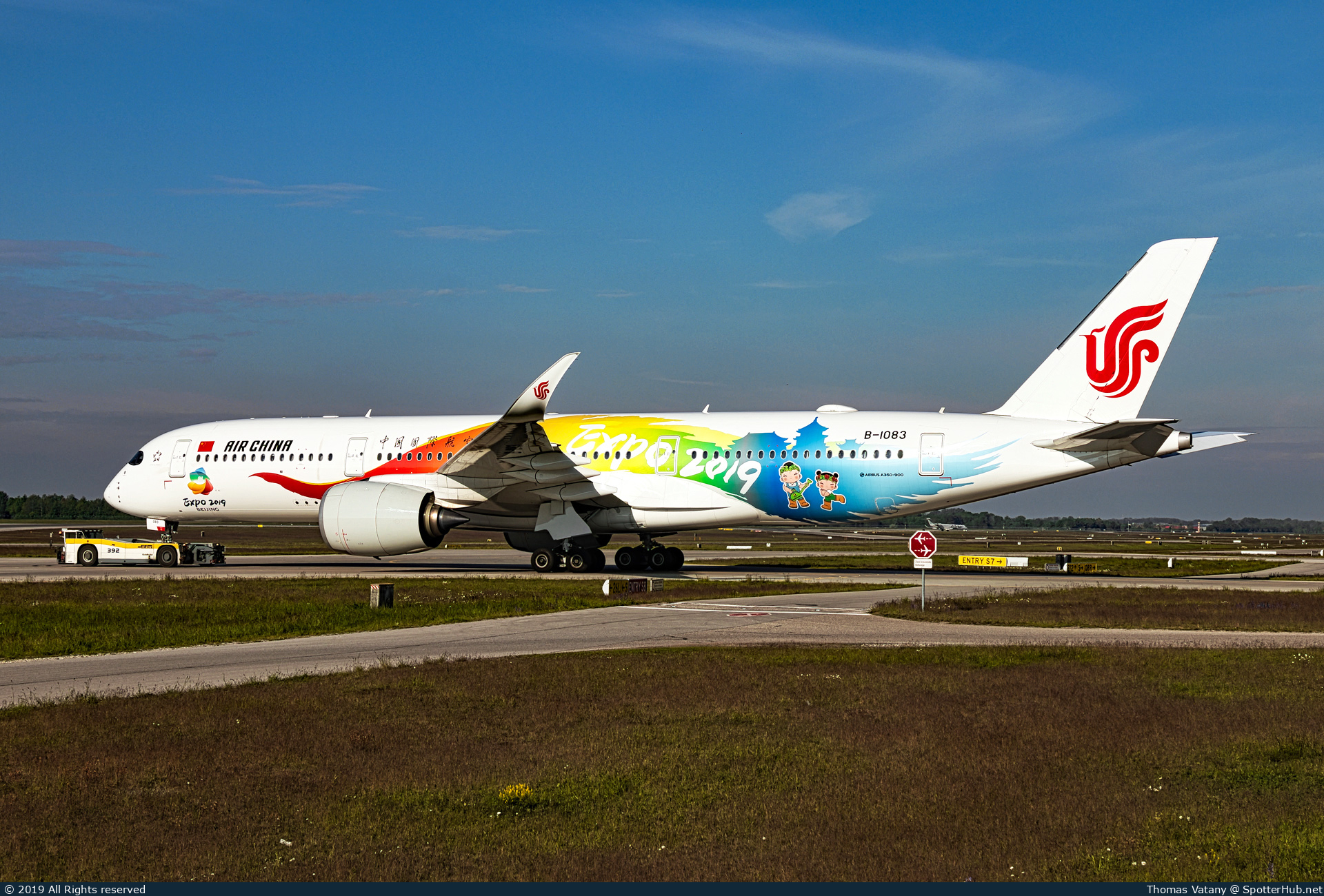 Photo of B-1083 - Airbus A350-941 operated by Air China