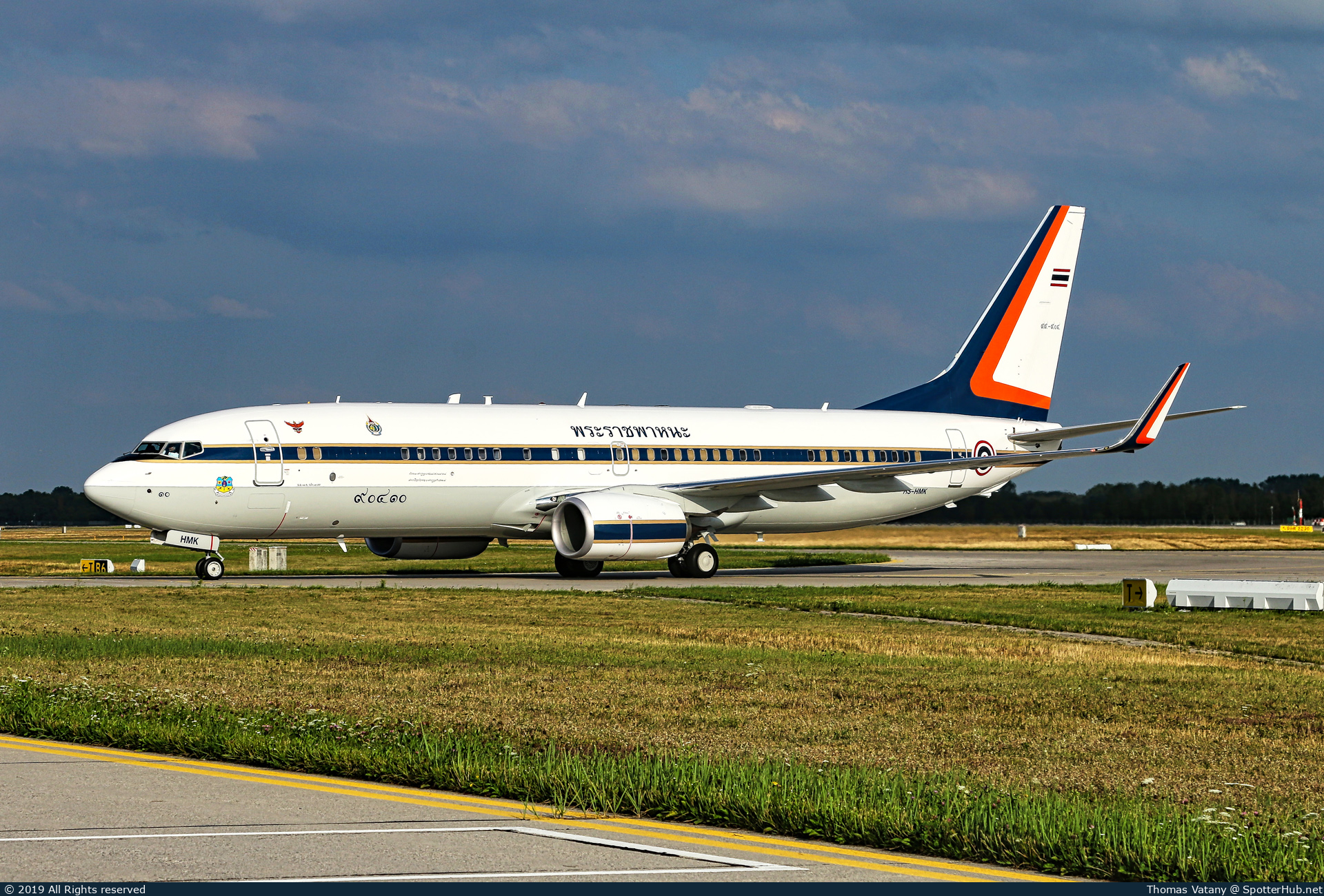 Photo of HS-HMK - Boeing 737-8Z6(BBJ2) operated by Royal Thai Air Force