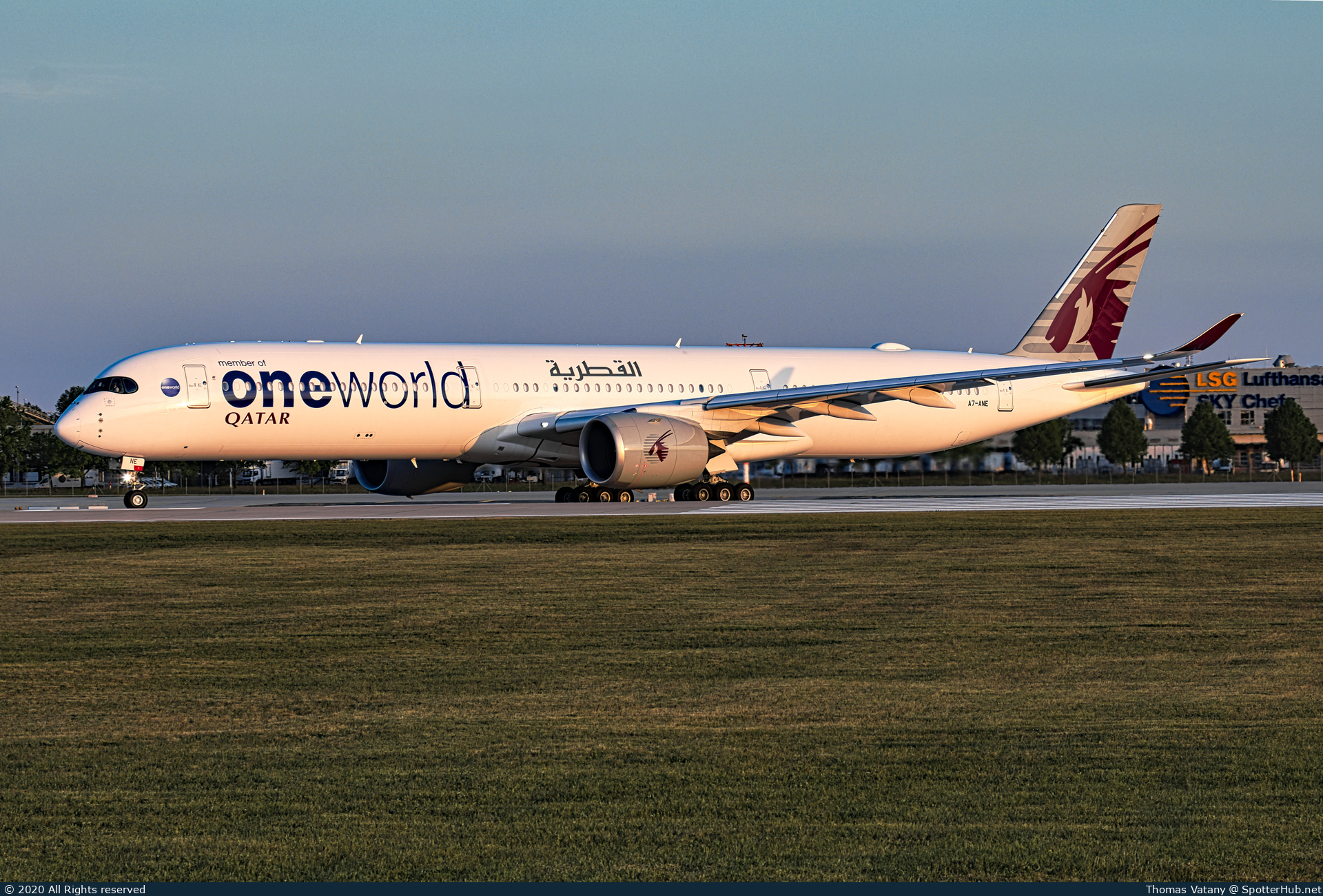 Photo of A7-ANE - Airbus A350-1041 operated by Qatar Airways