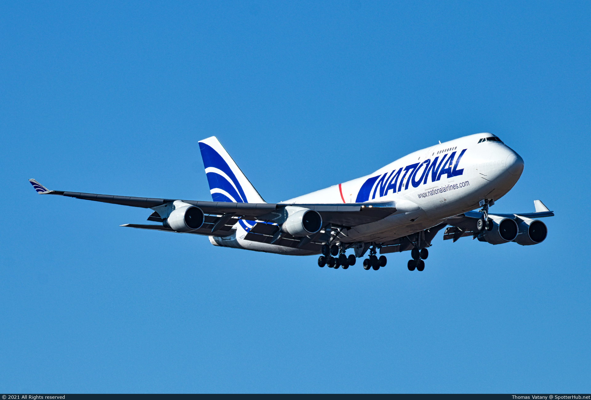 Photo of N702CA - Boeing 747-412(BCF) operated by National Airlines [2006]