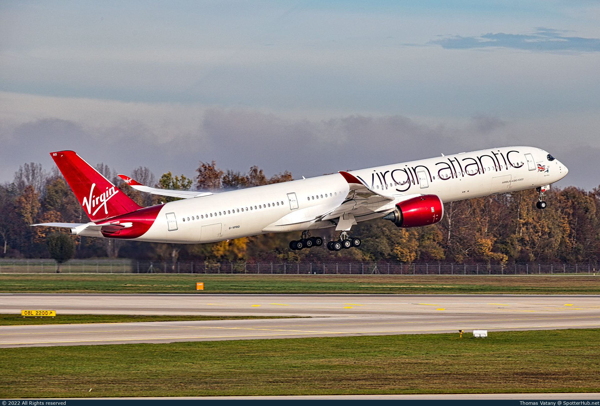 Photo of G-VPRD - Airbus A350-1041 operated by Virgin Atlantic Airways