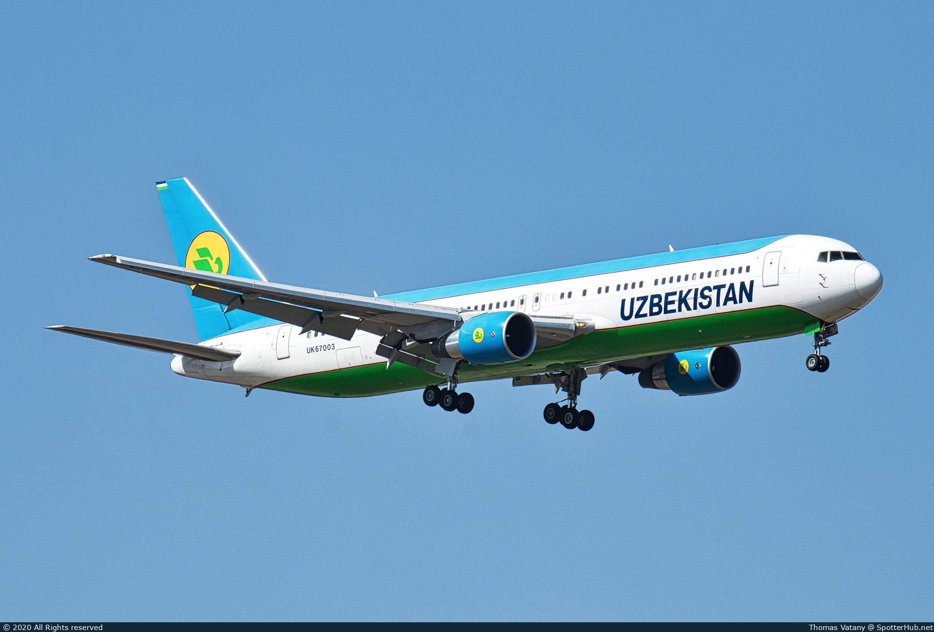 Photo of UK67003 - Boeing 767-33P(ER) operated by Uzbekistan Airways
