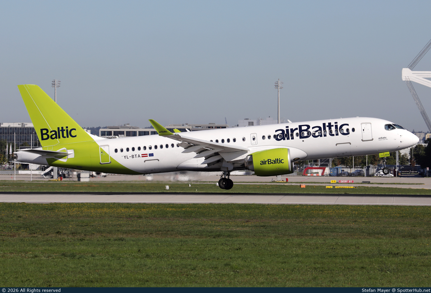 Photo of YL-BTA - Airbus A220-300 operated by airBaltic