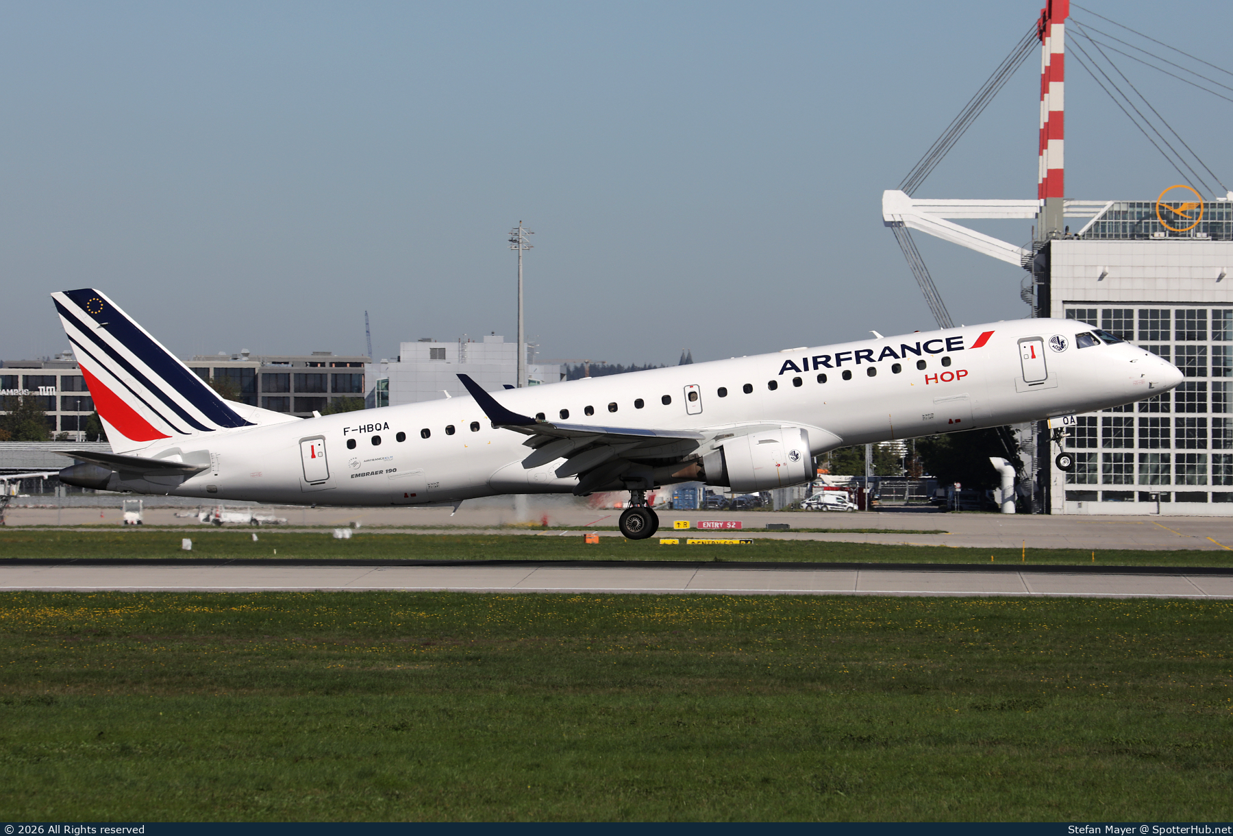 Photo of F-HBQA - Embraer ERJ-190STD operated by Air France HOP