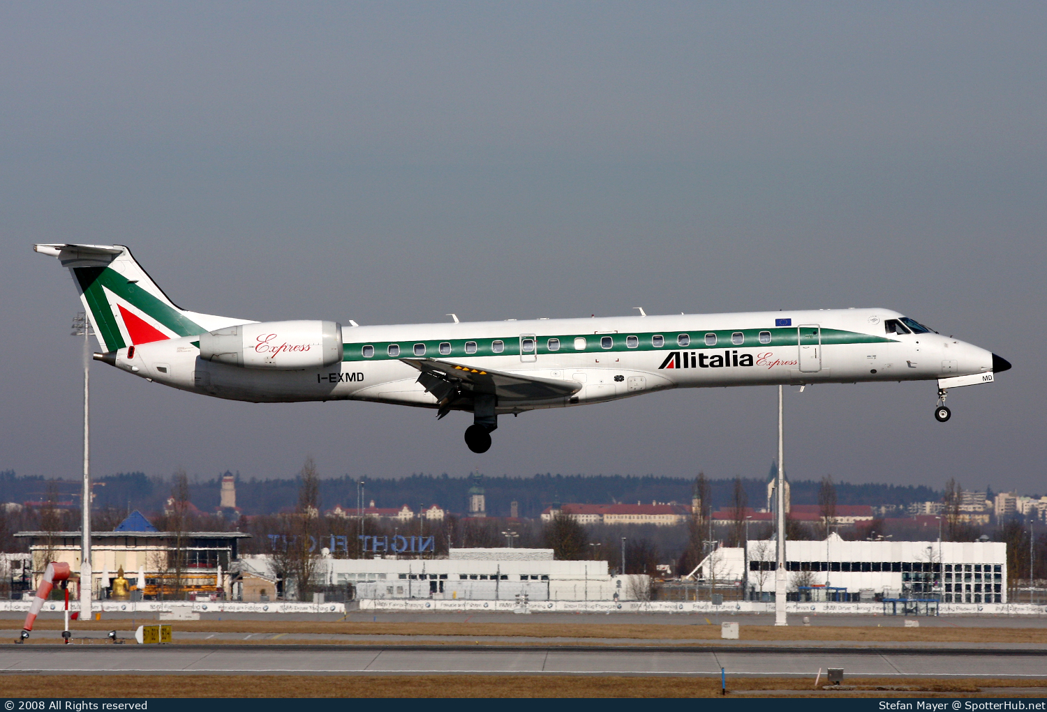 Photo of I-EXMD - Embraer ERJ-145LR operated by Alitalia Express
