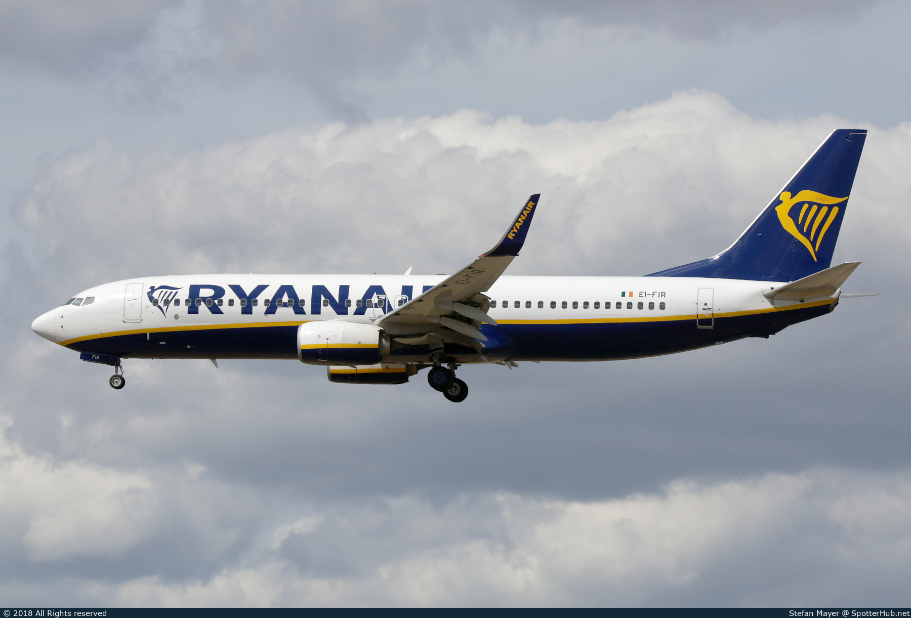 Photo of EI-FIR - Boeing 737-8AS operated by Ryanair