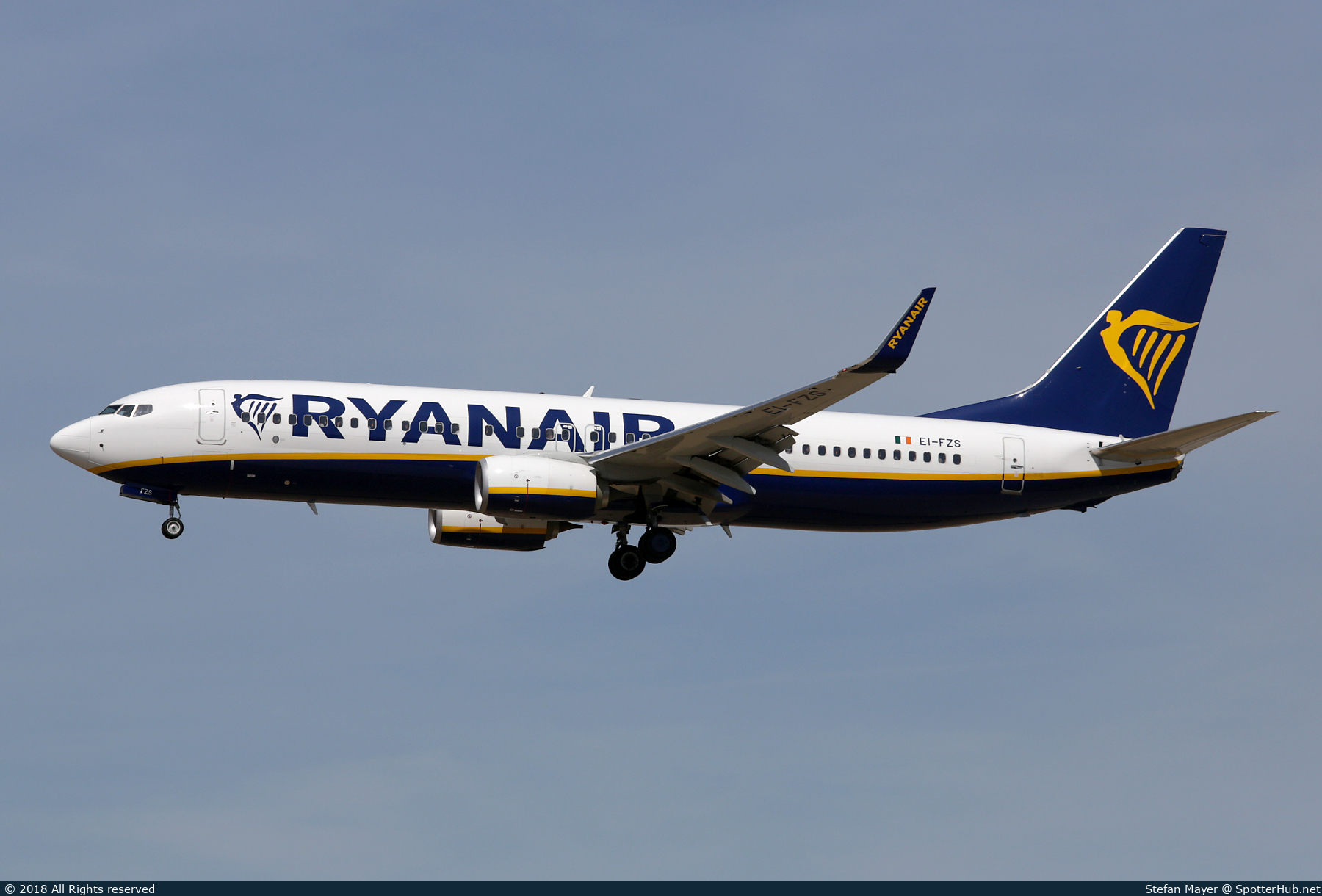 Photo of EI-FZS - Boeing 737-8AS operated by Ryanair