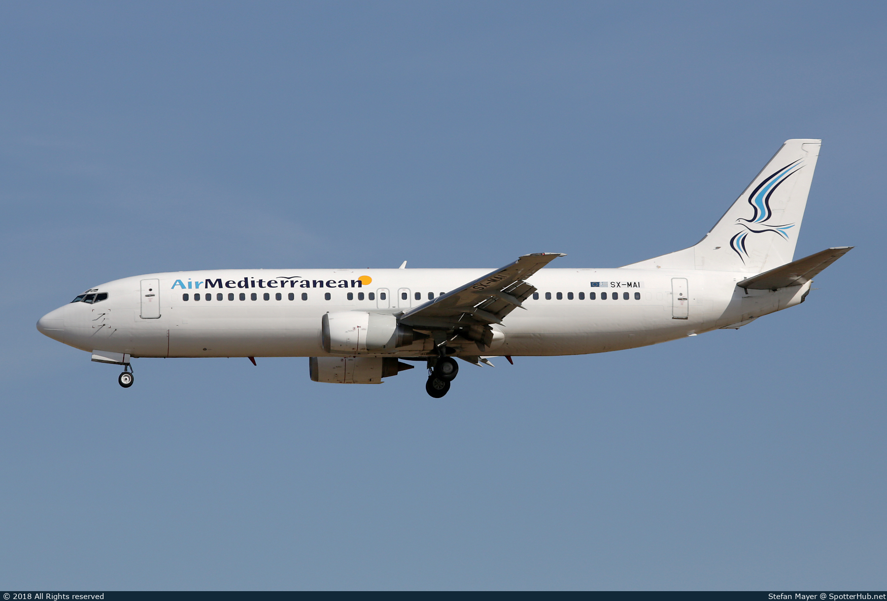 Photo of SX-MAI - Boeing 737-4K5 operated by Air Mediterranean