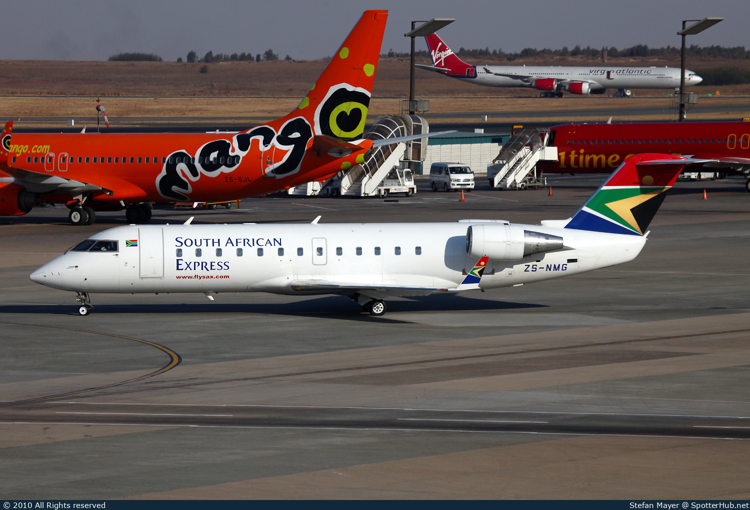 Photo of ZS-NMG - Bombardier CRJ-200ER operated by South African Express Airways