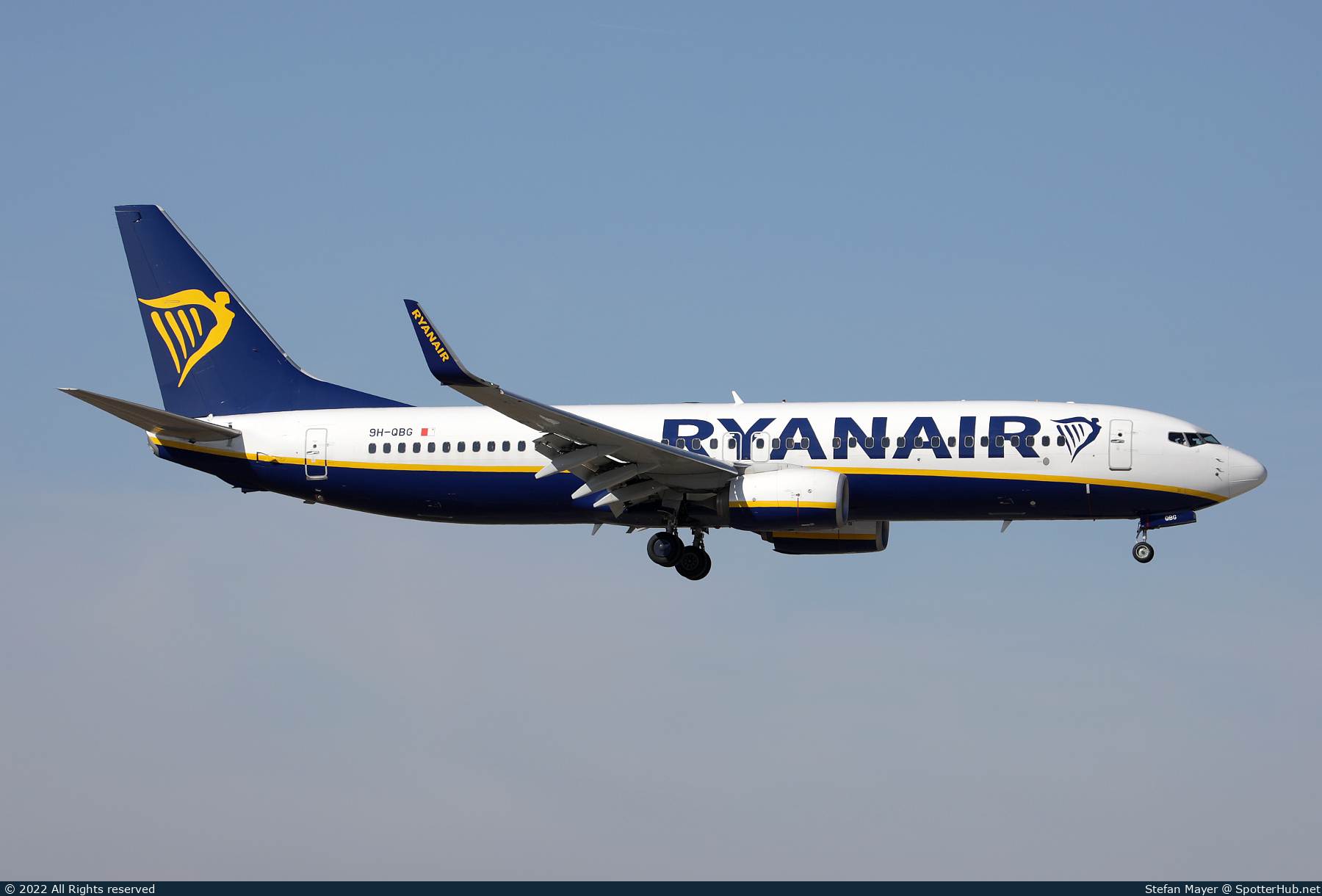 Photo of 9H-QBG - Boeing 737-8AS operated by Ryanair (opb Malta Air)