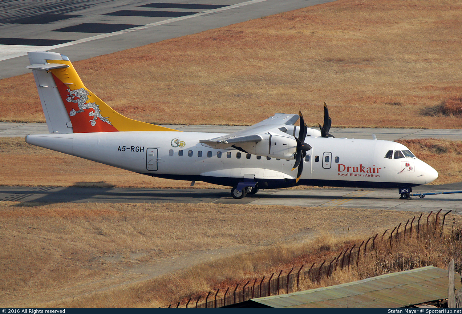 Photo of A5-RGH - ATR 42-500 operated by Drukair — Royal Bhutan Airlines