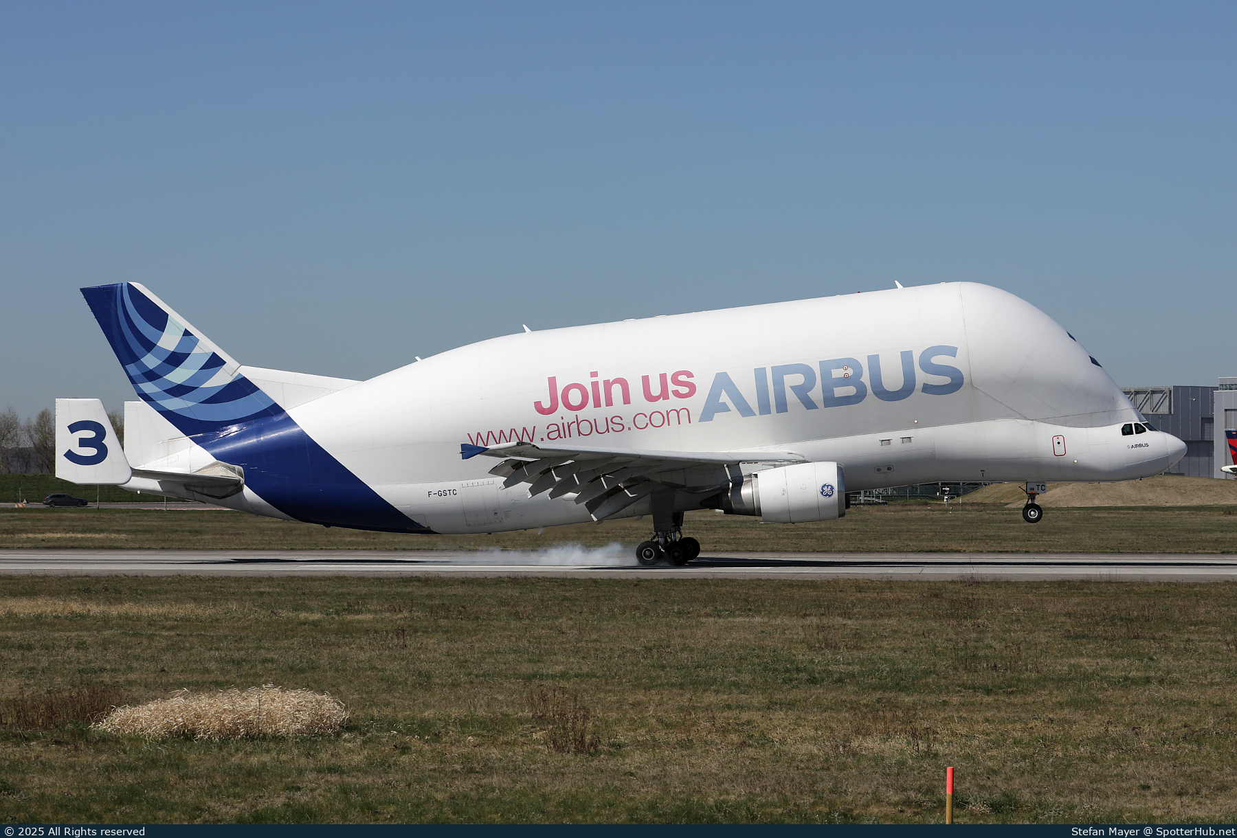Photo of F-GSTC - Airbus A300-608ST Beluga operated by Airbus Transport International