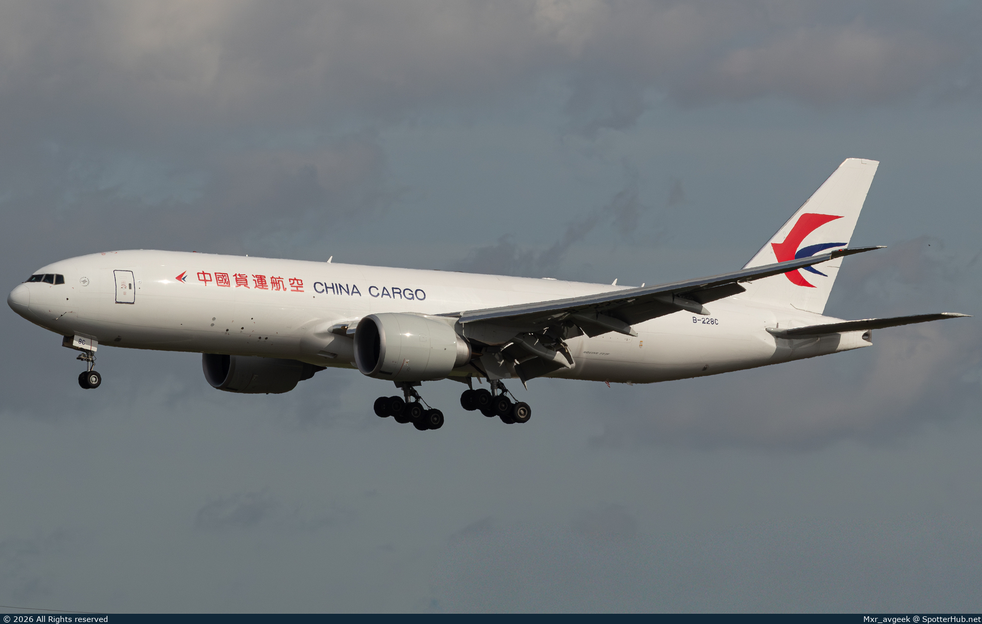 Photo of B-228C - Boeing 777-F operated by China Cargo Airlines