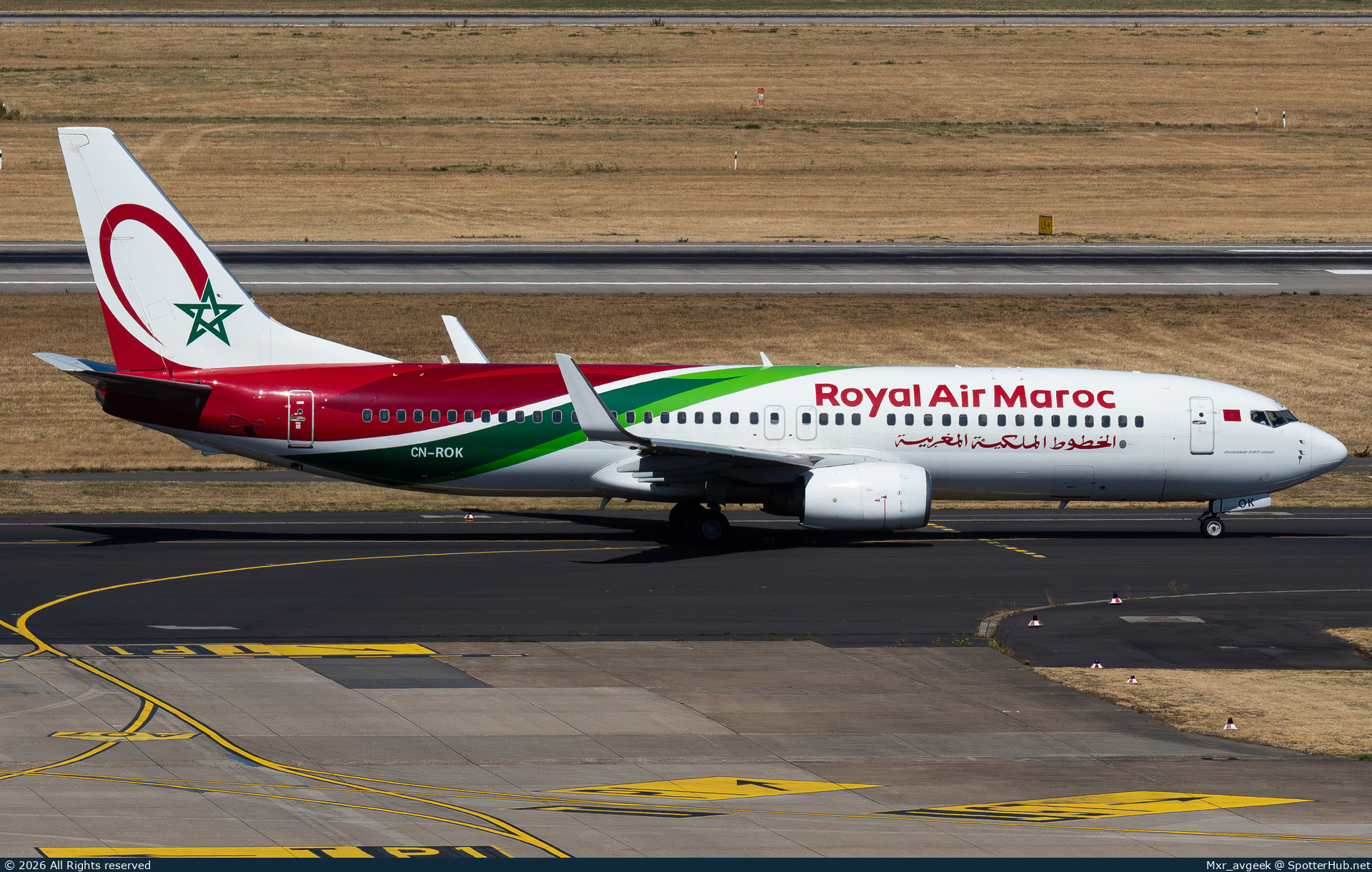 Photo of CN-ROK - Boeing 737-8B6 operated by Royal Air Maroc