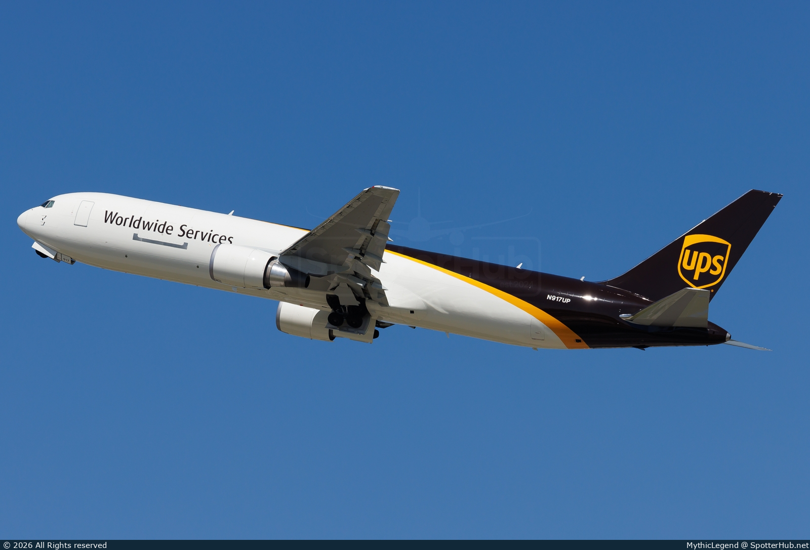 Photo of N917UP - Boeing 767-300F operated by UPS United Parcel Service