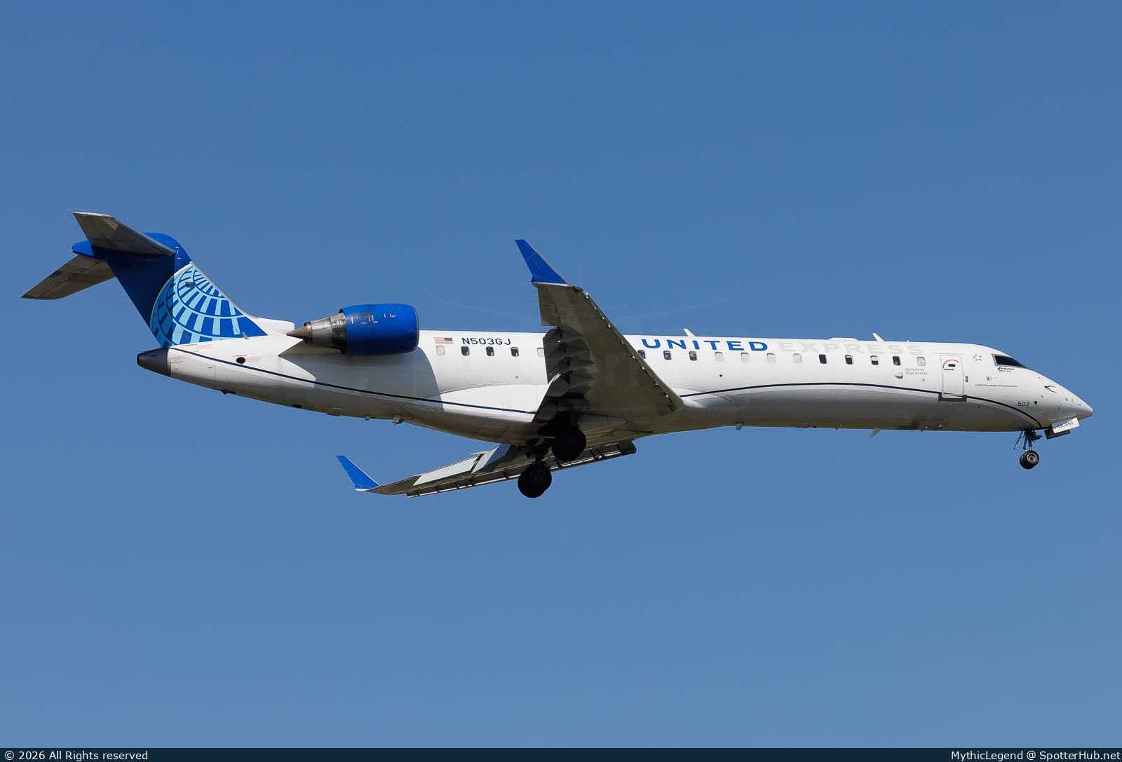 Photo of N503GJ - Bombardier CRJ-550 operated by United Express (opb GoJet Airlines)
