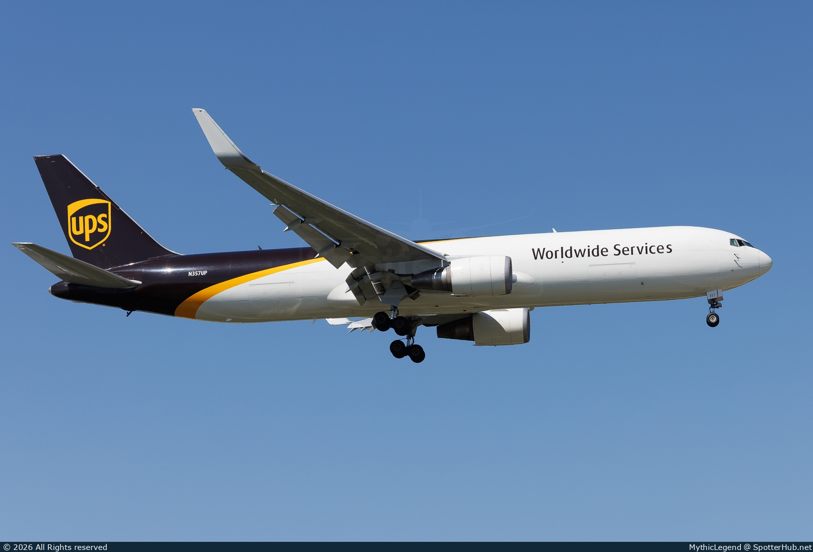 Photo of N357UP - Boeing 767-34AF operated by UPS United Parcel Service