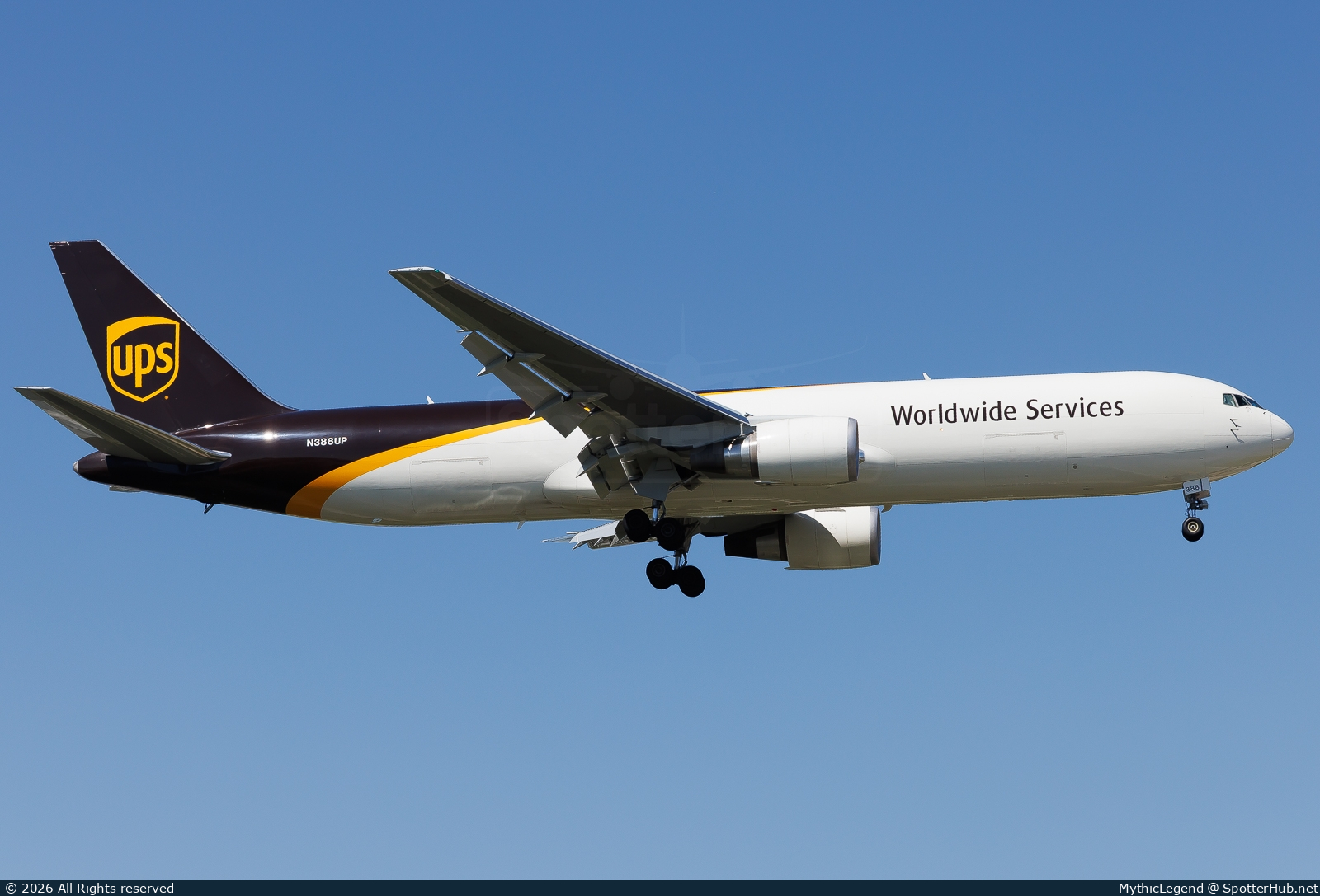 Photo of N388UP - Boeing 767-300F operated by UPS United Parcel Service