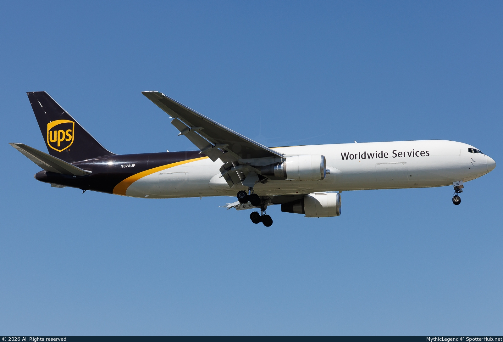 Photo of N373UP - Boeing 767-300F operated by UPS United Parcel Service