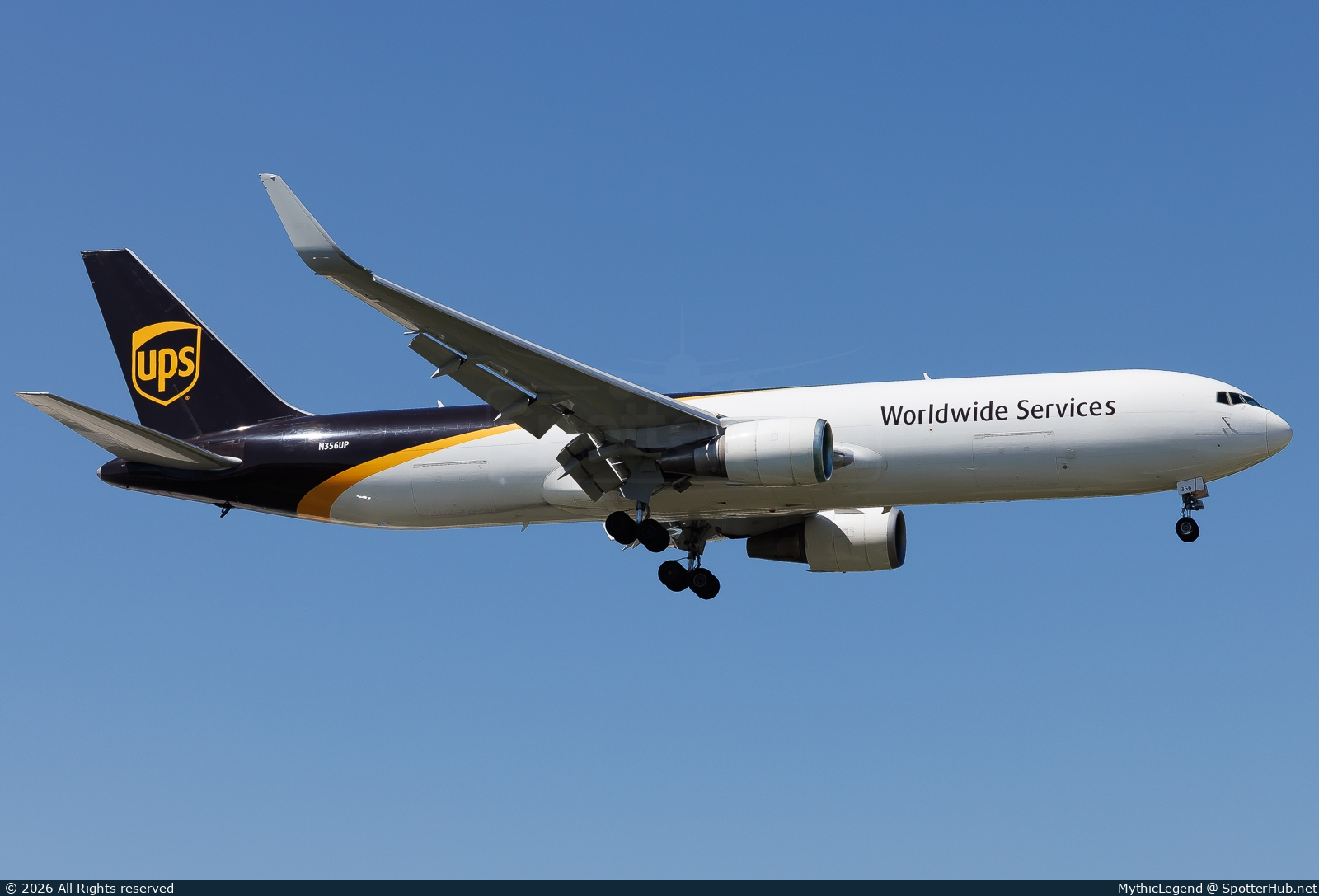 Photo of N356UP - Boeing 767-34AF operated by UPS United Parcel Service