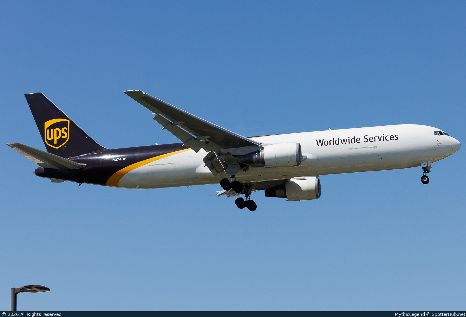 Photo of N374UP - Boeing 767-300F operated by UPS United Parcel Service