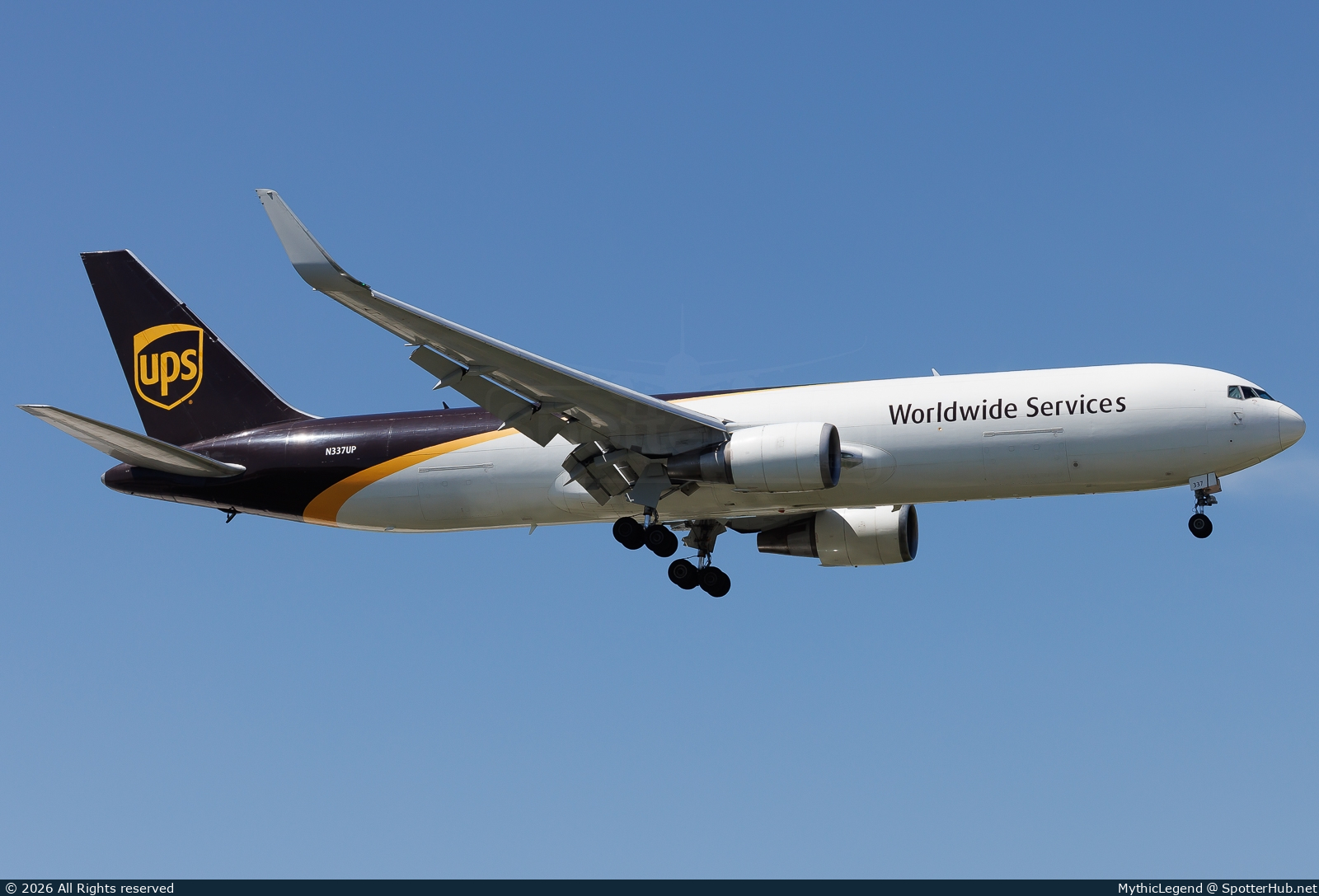 Photo of N337UP - Boeing 767-34AF operated by UPS United Parcel Service