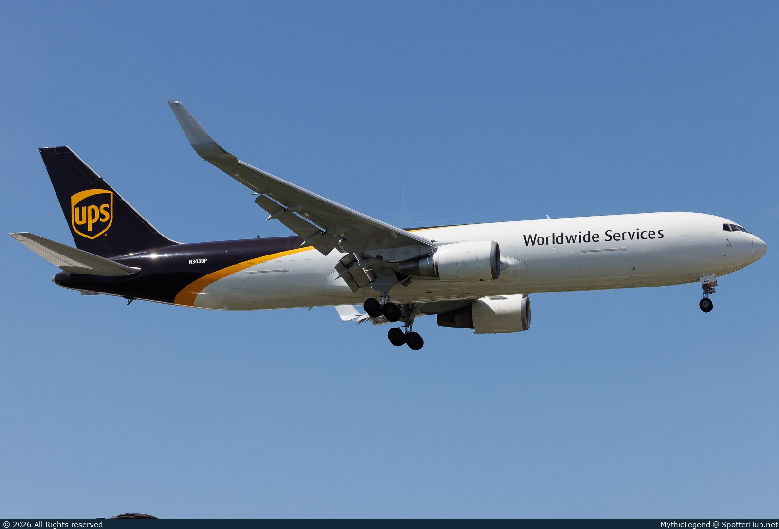 Photo of N303UP - Boeing 767-34AF operated by UPS United Parcel Service